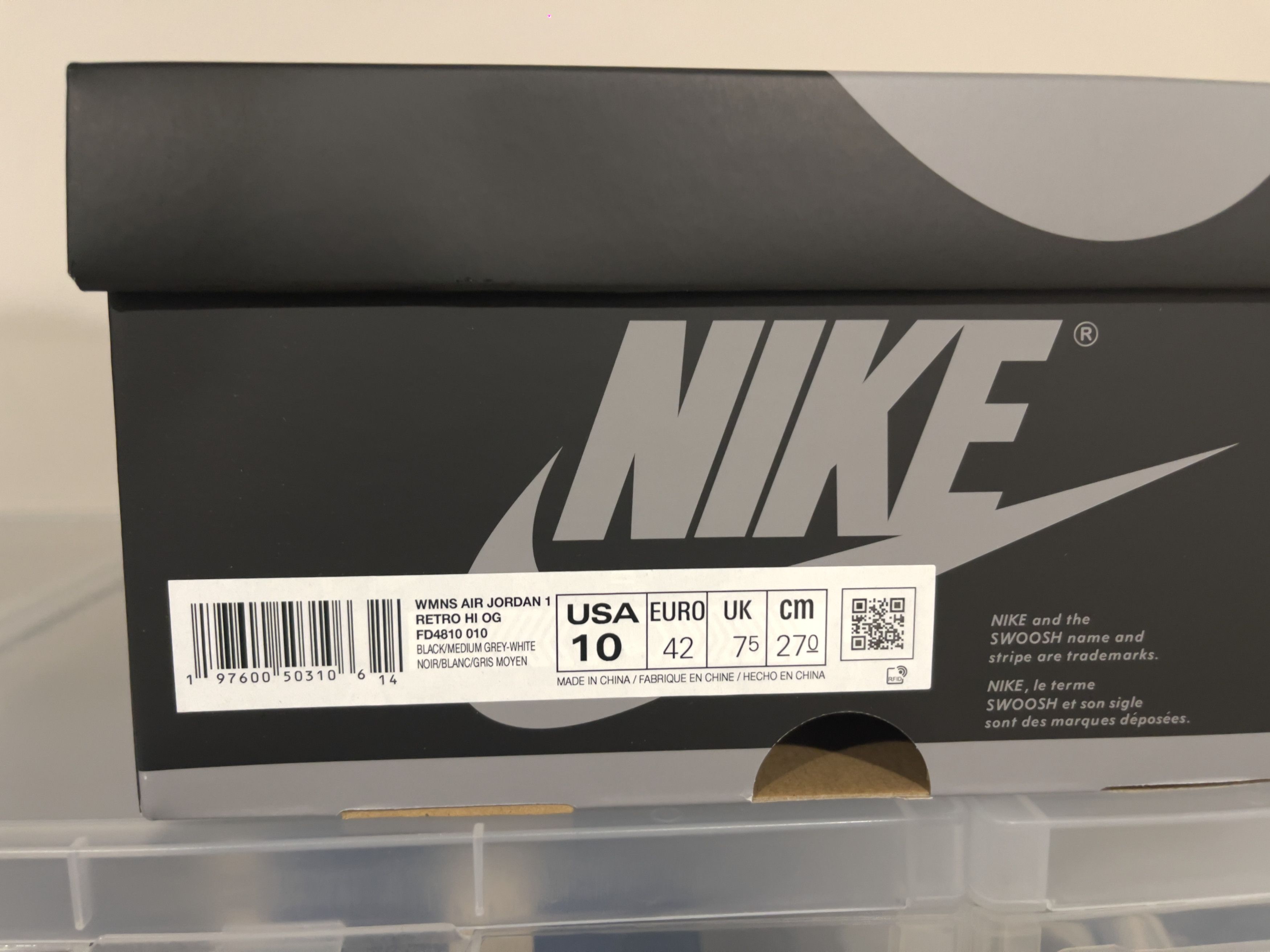 Jordan Brand Air Jordan 1 Retro High OG “Chrome” (Women’s 10 / M8.5) Size US 8.5 / EU 41-42 - 3 Thumbnail