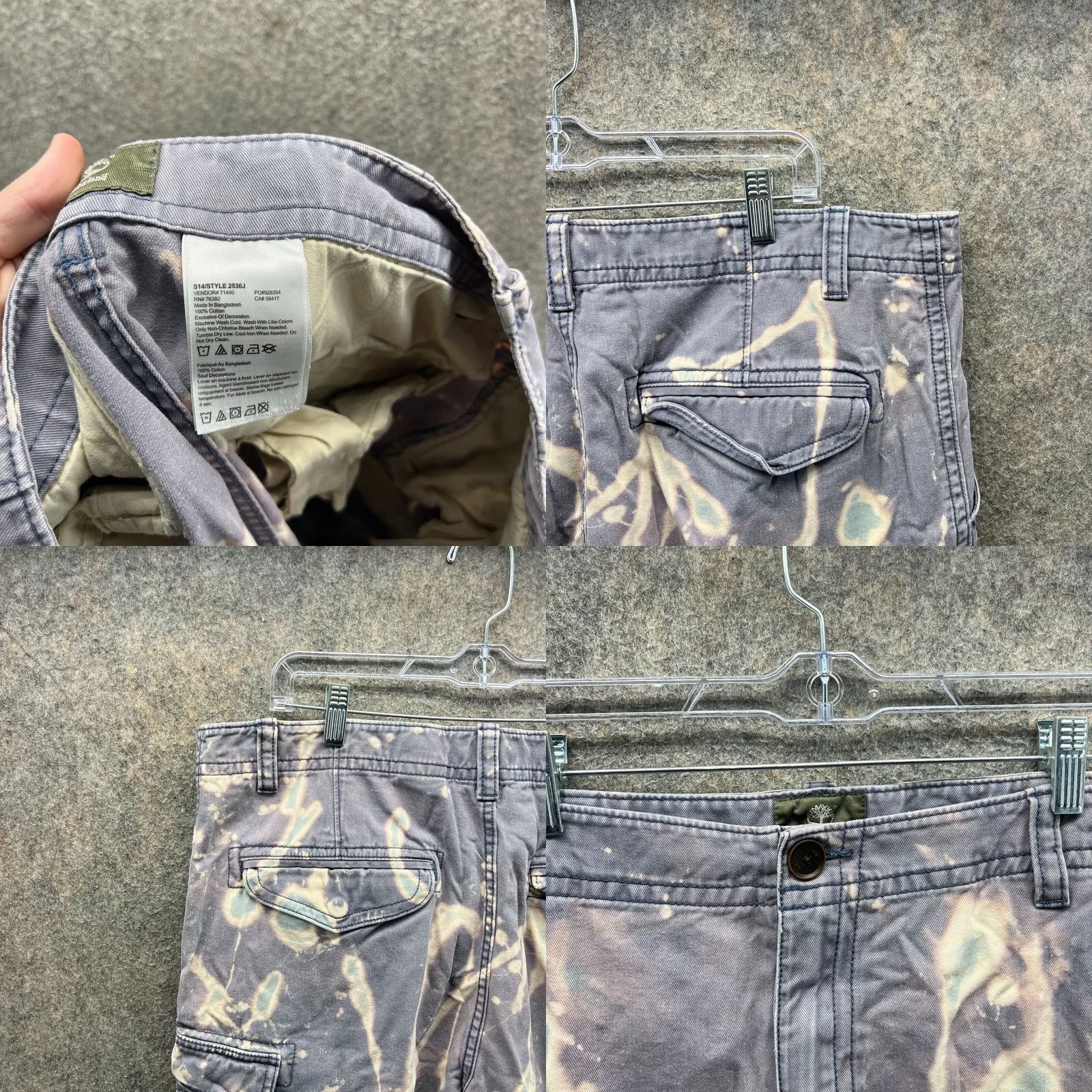 Timberland VINTAGE Timberland Shorts Mens 38 Purple Cargo Pockets Cotton Outdoors Carpenter Size US 38 / EU 54 - 8 Thumbnail