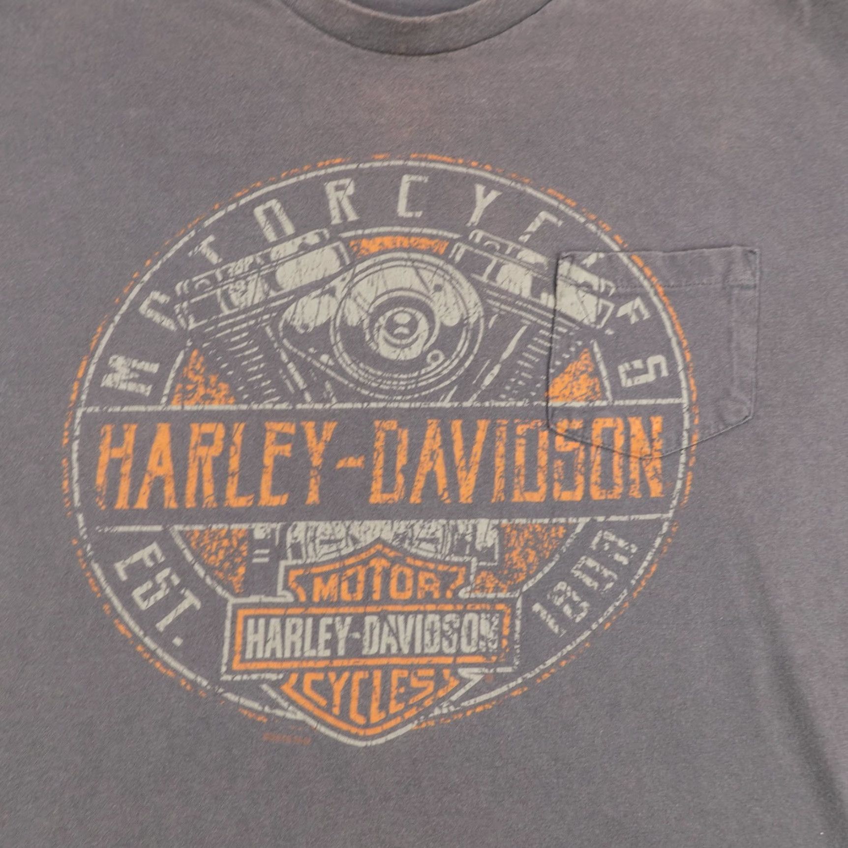 Harley Davidson Harley-Davidson Shirt Mens 2XL Gray Boise Idaho Motorcycles Biker High Desert Graphic Print Crew Neck Short Sleeve T-Shirt Size US XXL / EU 58 / 5 - 2 Thumbnail