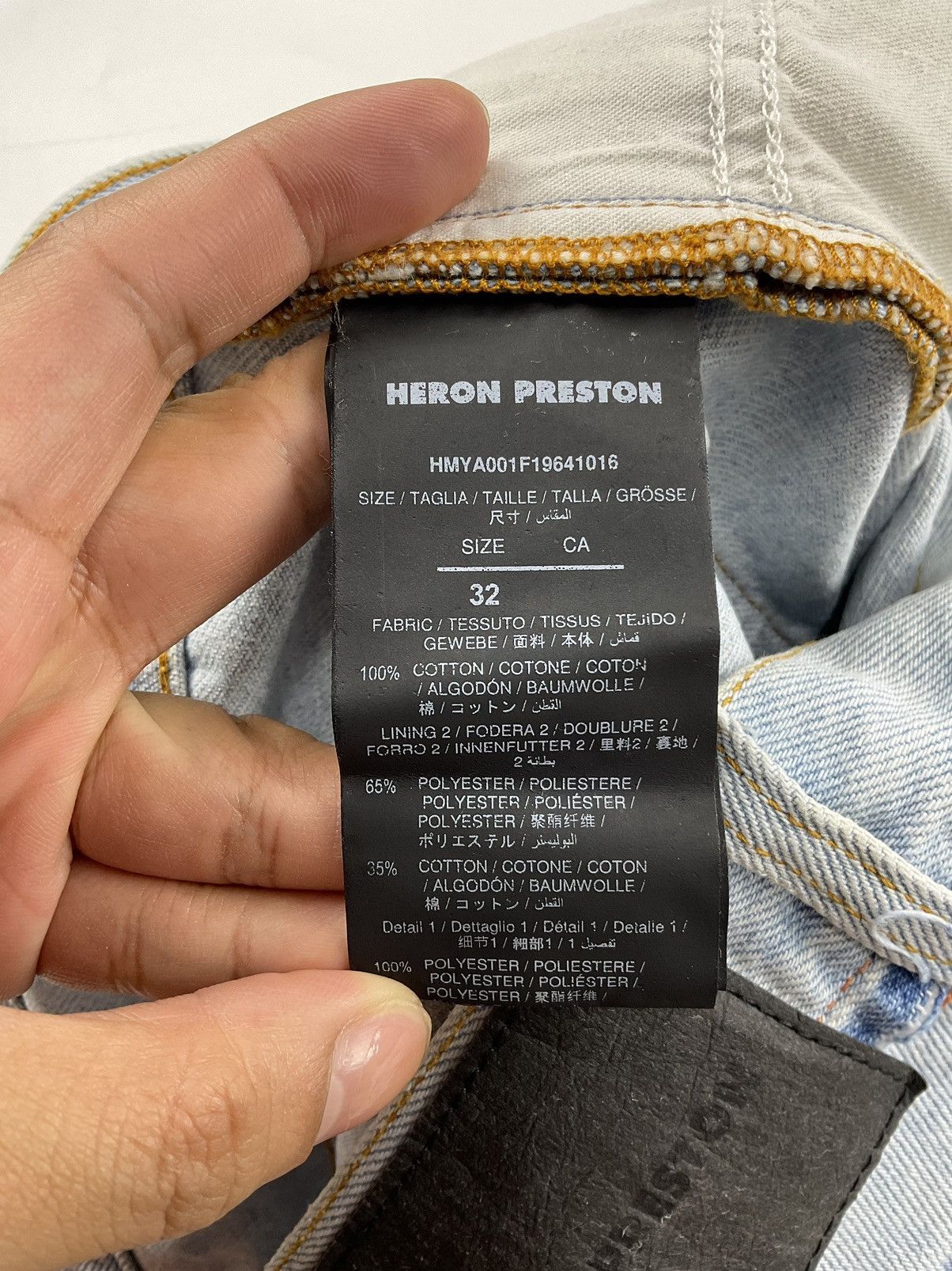 Heron Preston Heron Preston F/W'19 5 Pocket Denim Size US 32 / EU 48 - 13 Thumbnail
