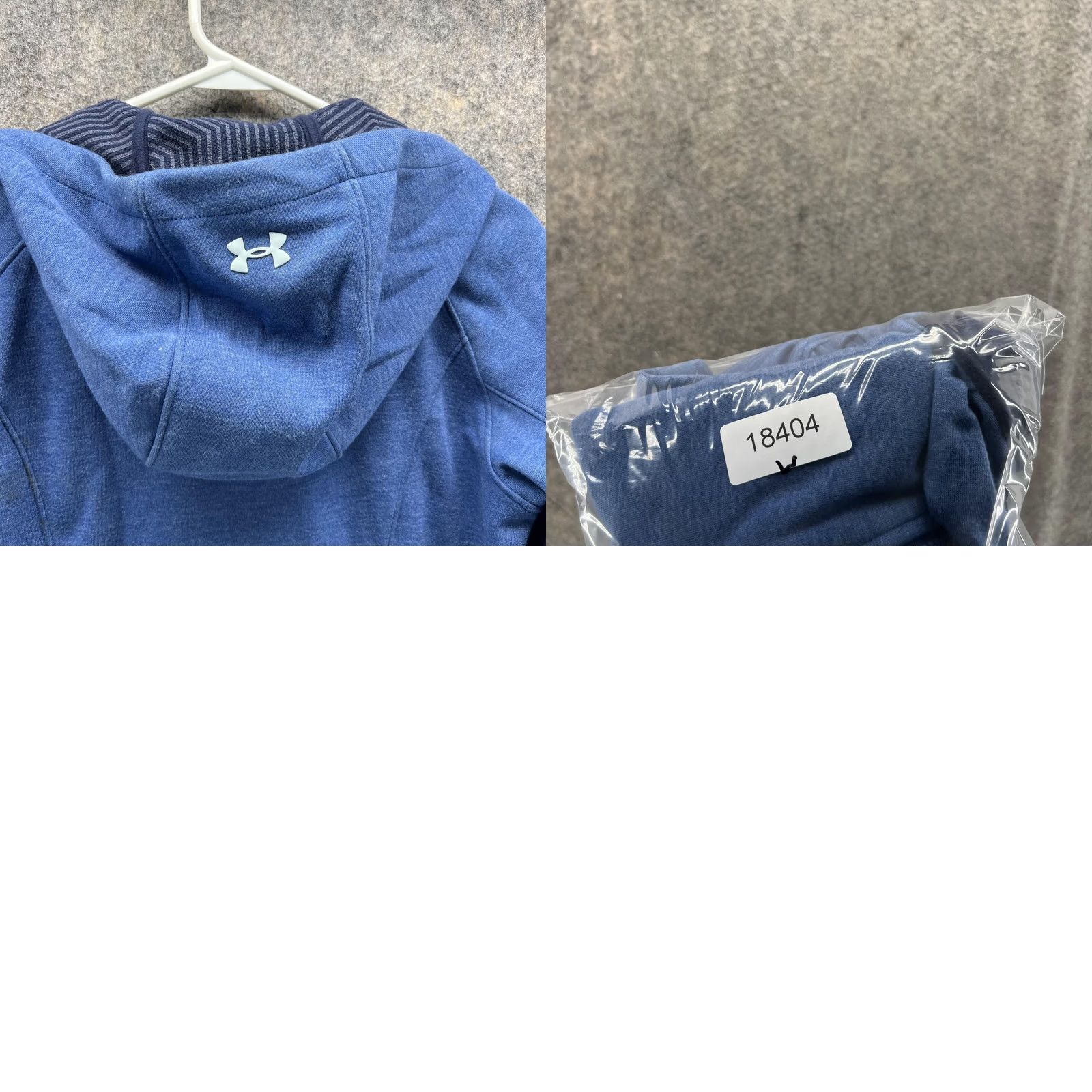 Under Armour Under Armour Sweater Women's Small Full Zip Hooded Fleece Jacket Blue UA Size S / US 4 / IT 40 - 9 Thumbnail