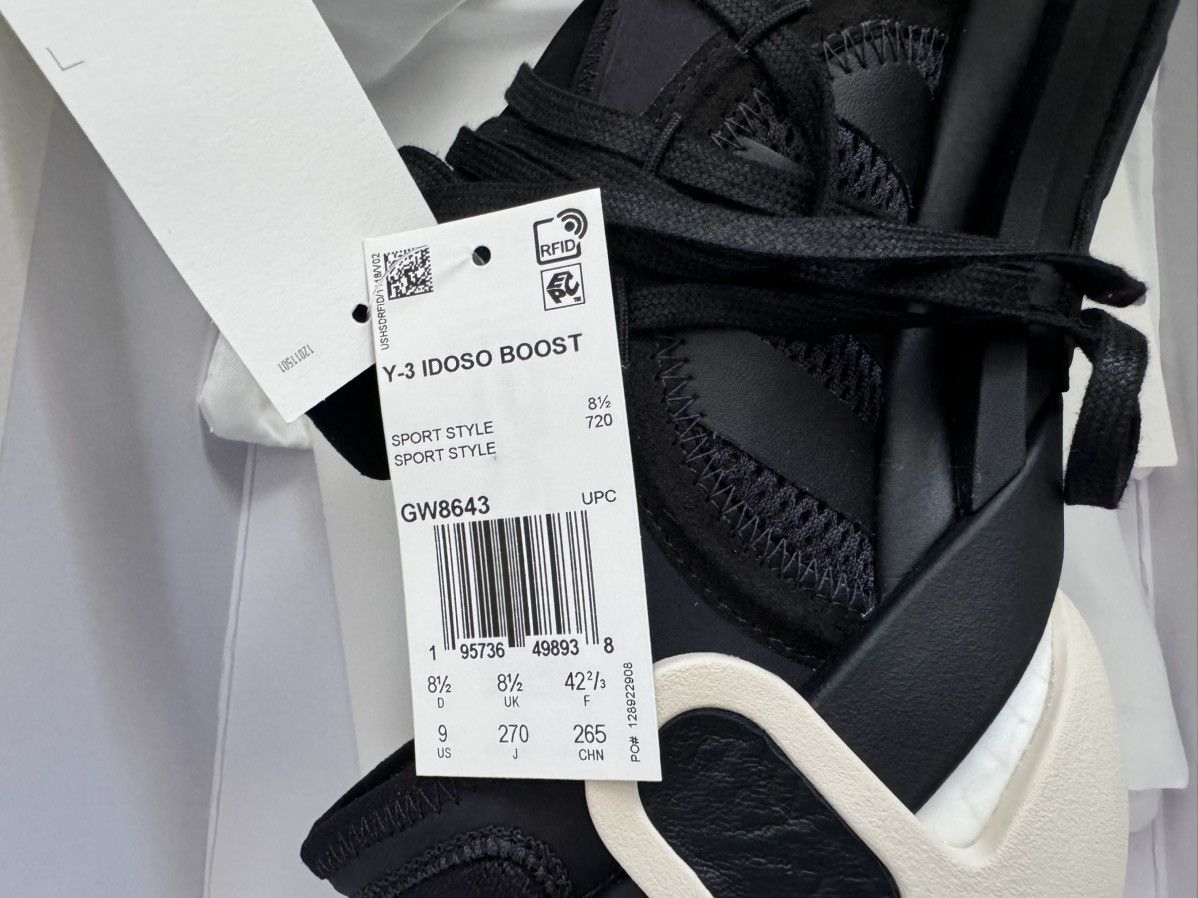 Y-3 Y-3 Idoso boost men sneakers size 9 NEW Size US 9 / EU 42 - 7 Thumbnail
