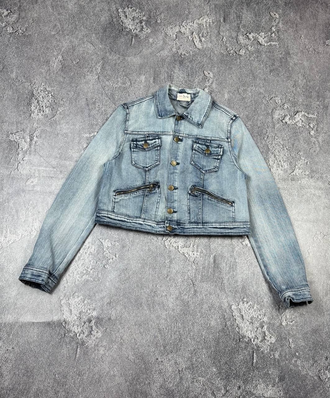 If Six Was Nine Y2K Rare Denim Washed Jacket 2000s Streetwear Size M / US 6-8 / IT 42-44 - 2 Thumbnail