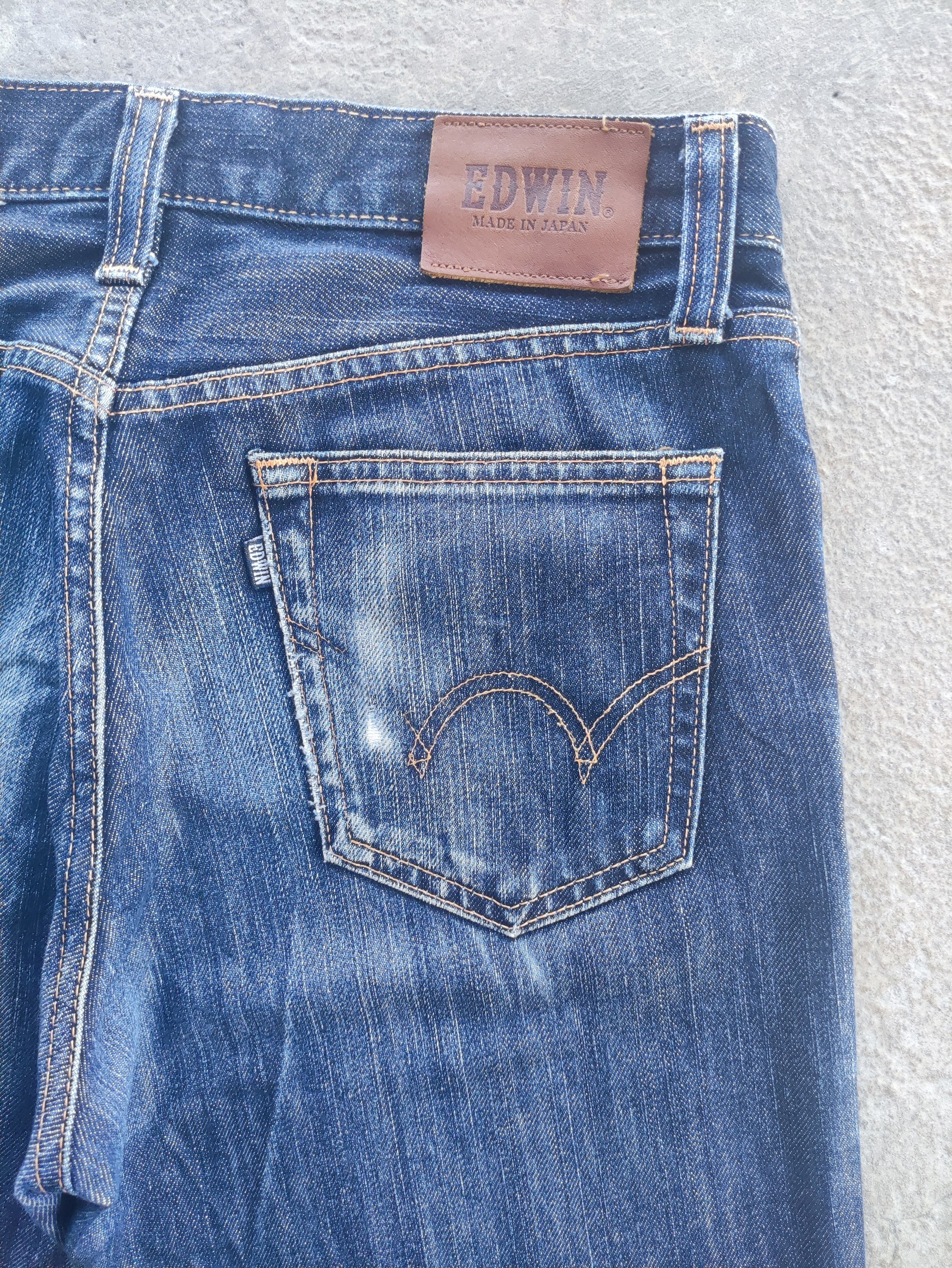 Edwin Vintage Edwin Brand Distressed Faded Denim Pants Size US 31 - 12 Thumbnail