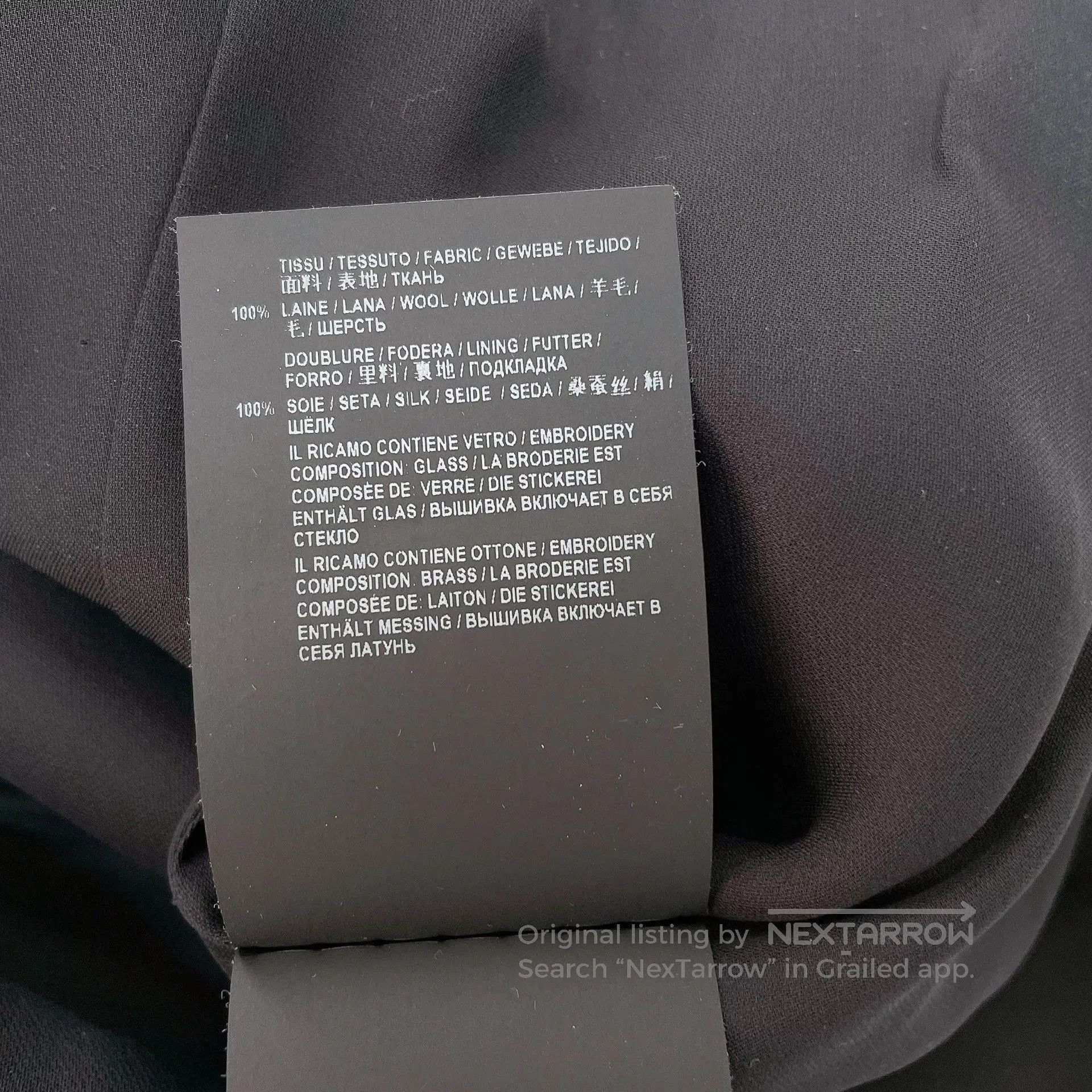 Saint Laurent Paris Saint Laurent Black Diamond Trim Dress. Size S / US 4 / IT 40 - 8 Thumbnail