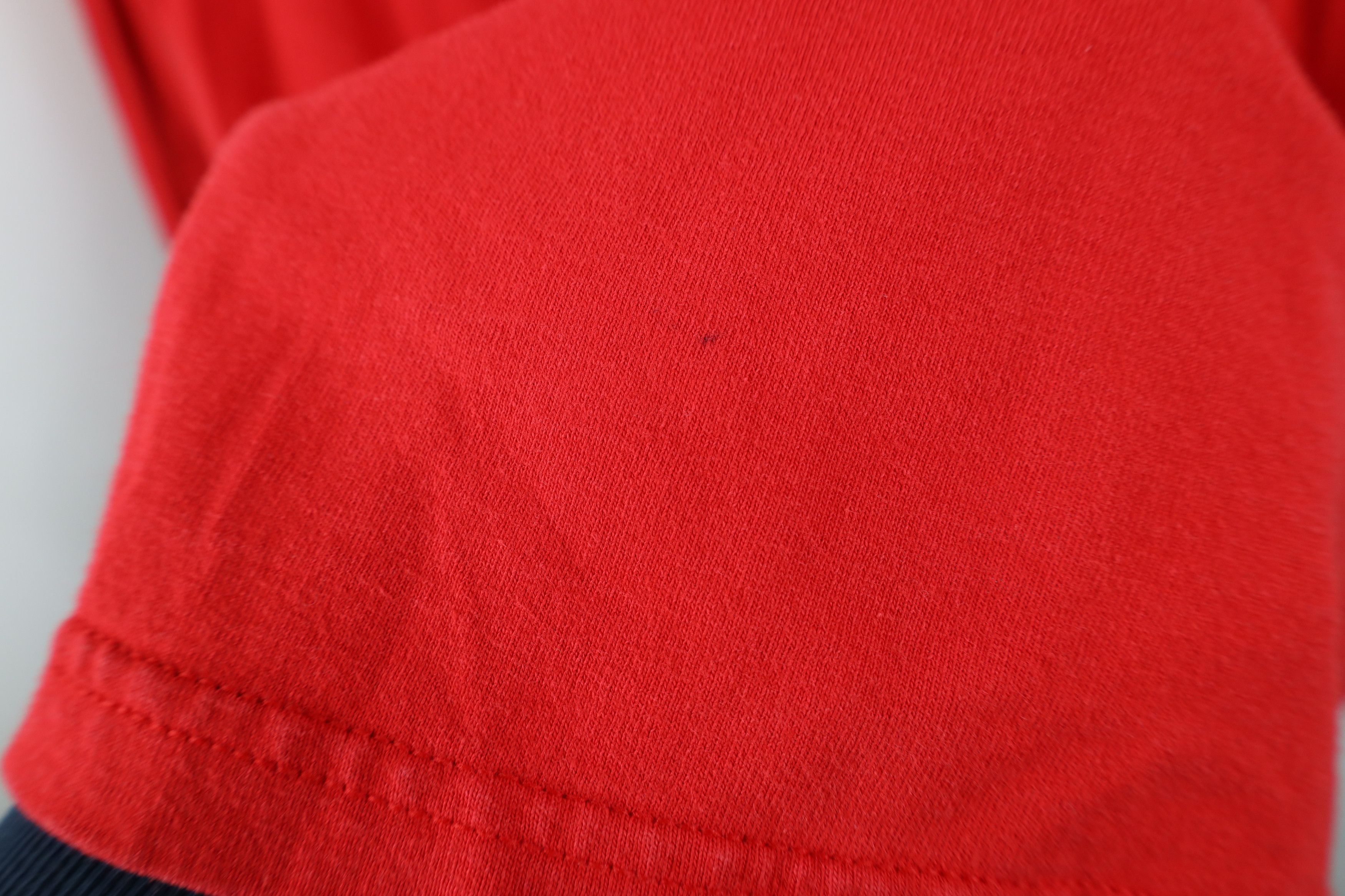 Disney Vintage 90s Y2K Disney Spell Long Sleeve T-Shirt Red Cotton Size XL / US 12-14 / IT 48-50 - 6 Thumbnail