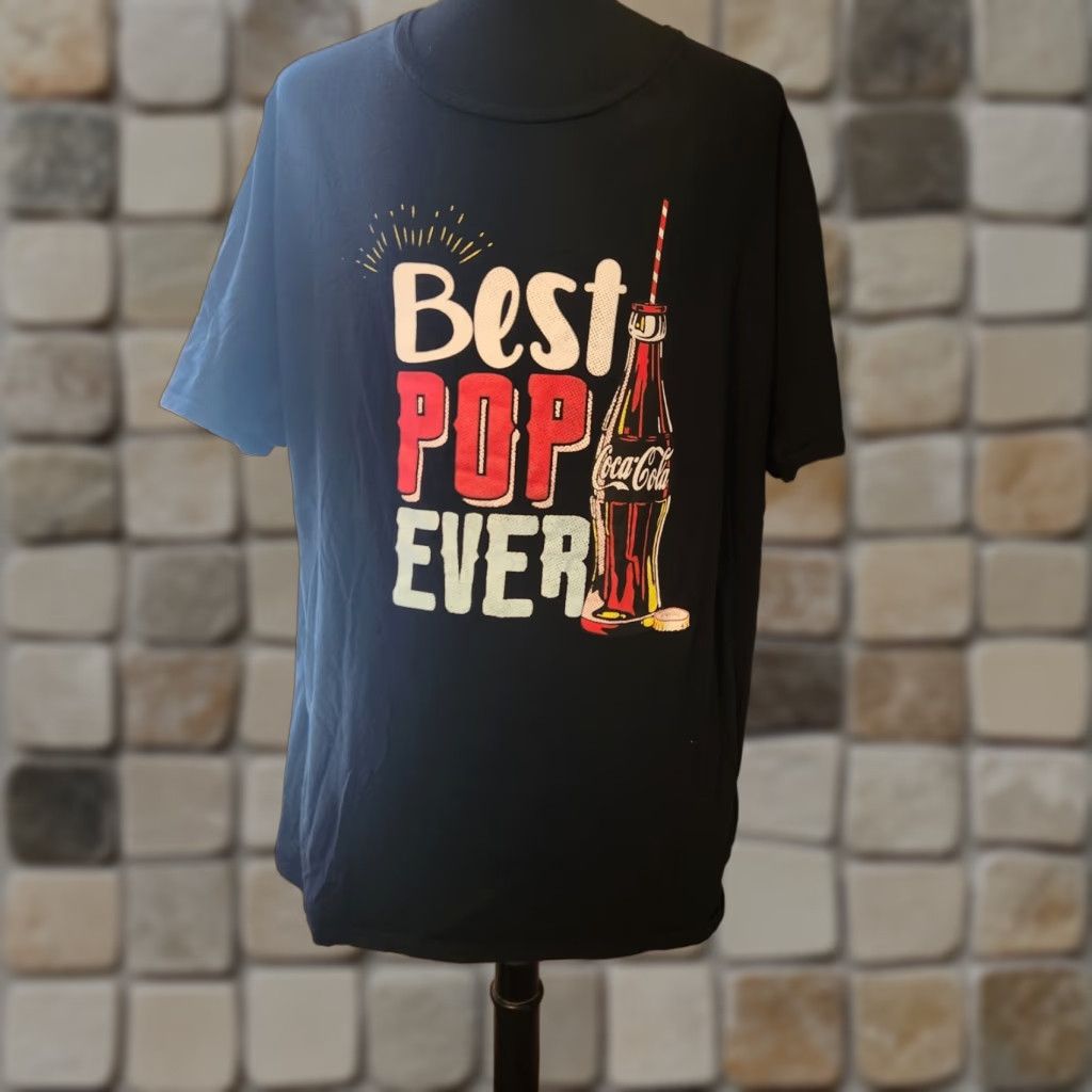 Vintage Coca-Cola Best Pop Ever Black T-Shirt Adult 3XL Officially Licensed Shirt Unisex Adults 3XL Black Coca-Cola Retro 50s USA Vintage: No, N/A Size US XXL / EU 58 / 5 - 1 Thumbnail