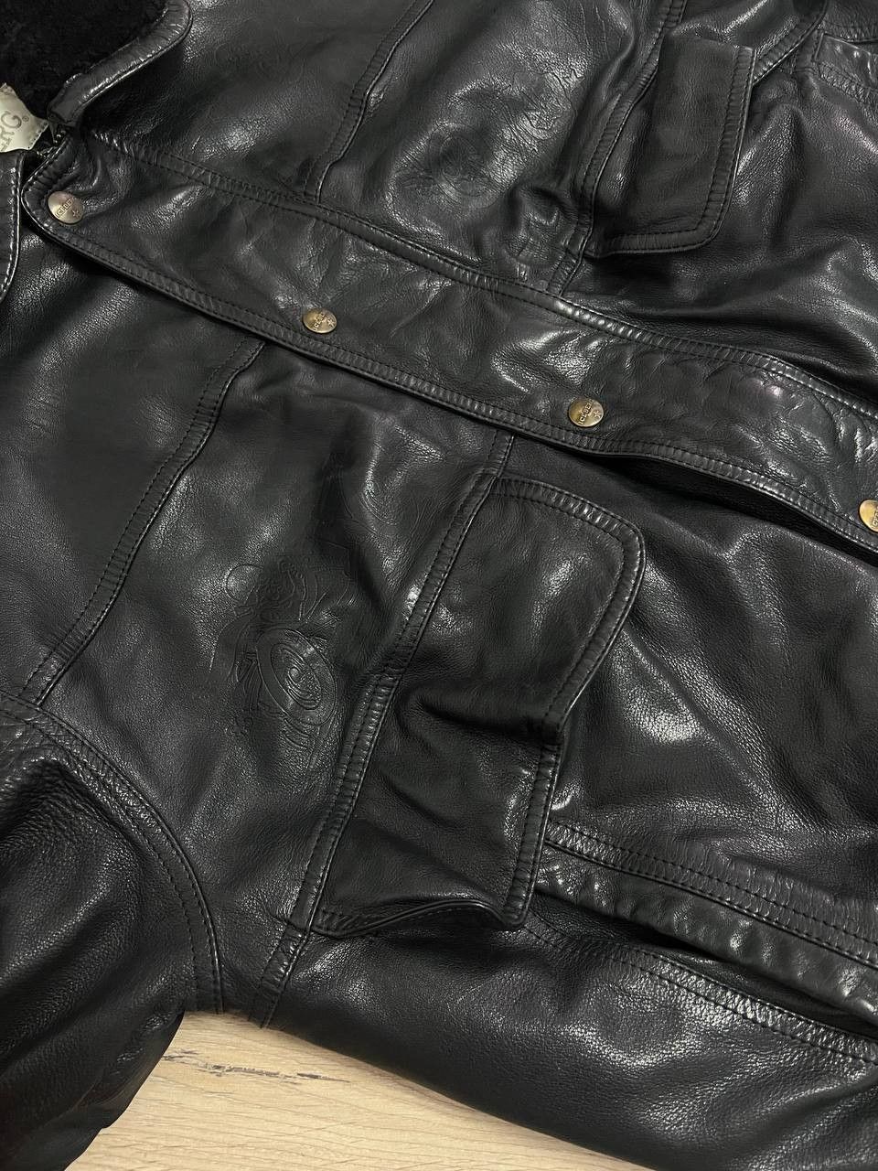 Iceberg Iceberg Vintage Leather Bomber Jacket Insulated Motorcycle Size US M / EU 48-50 / 2 - 14 Thumbnail