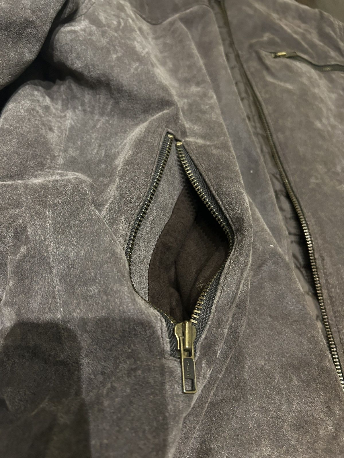Wilsons Leather Brown Suede Leather Bomber Size US L / EU 52-54 / 3 - 6 Thumbnail