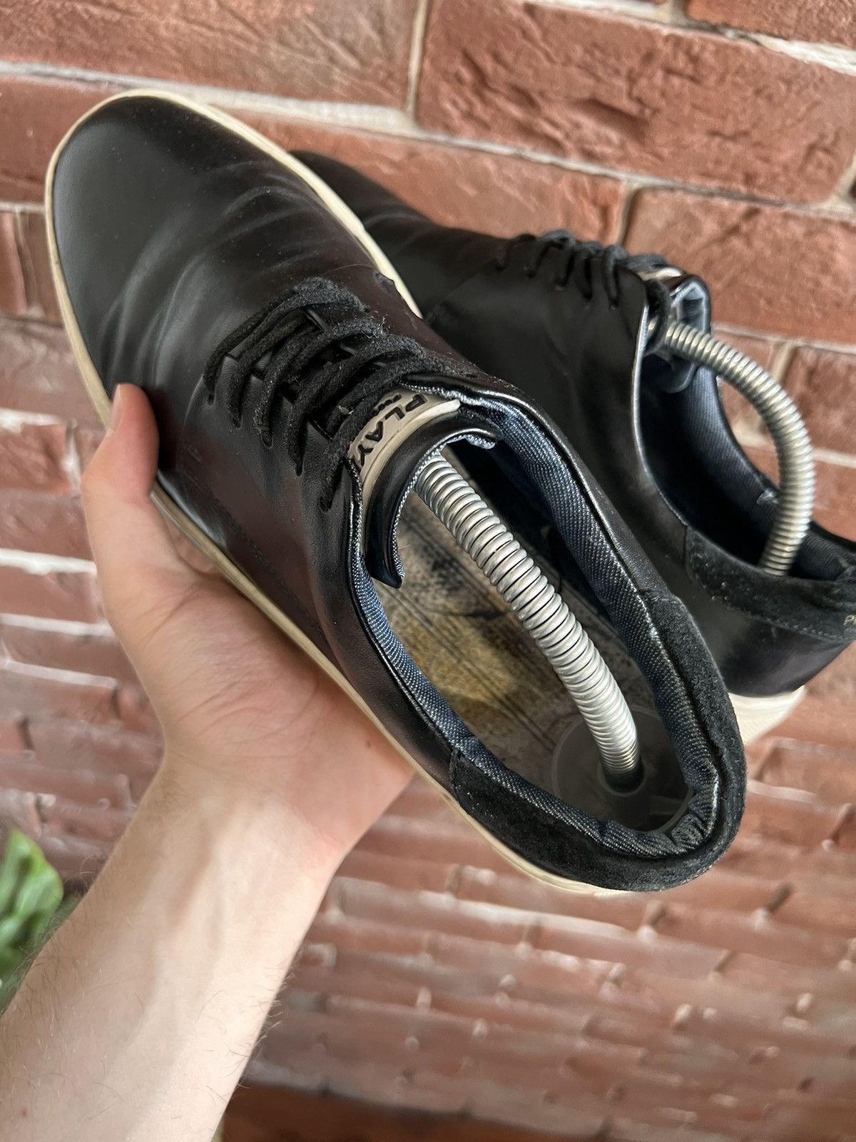 Playboy Vintage Playboy Court 7US Black Hype Leather Low Sneakers Size US 7 / EU 40 - 13 Thumbnail