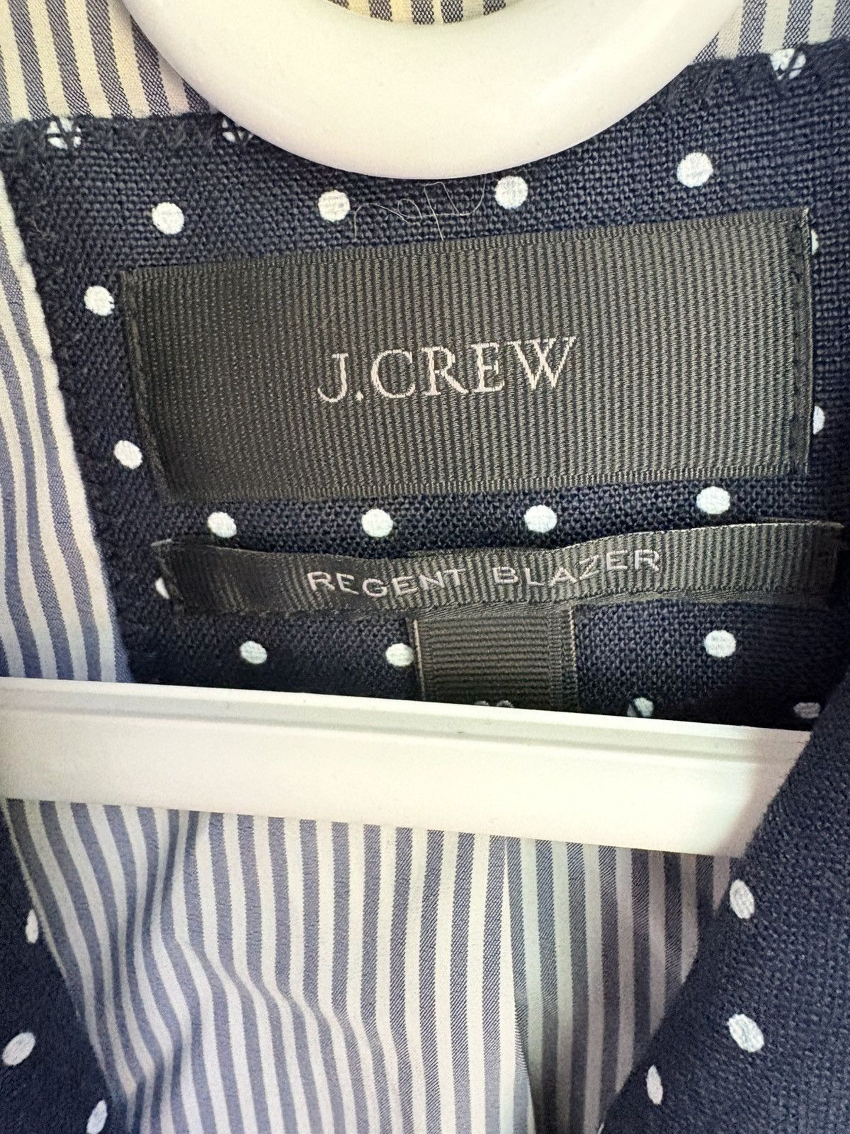 J.Crew J crew Regent Polkadot Blazer Line Size XXS / US 00 / IT 34 - 4 Thumbnail