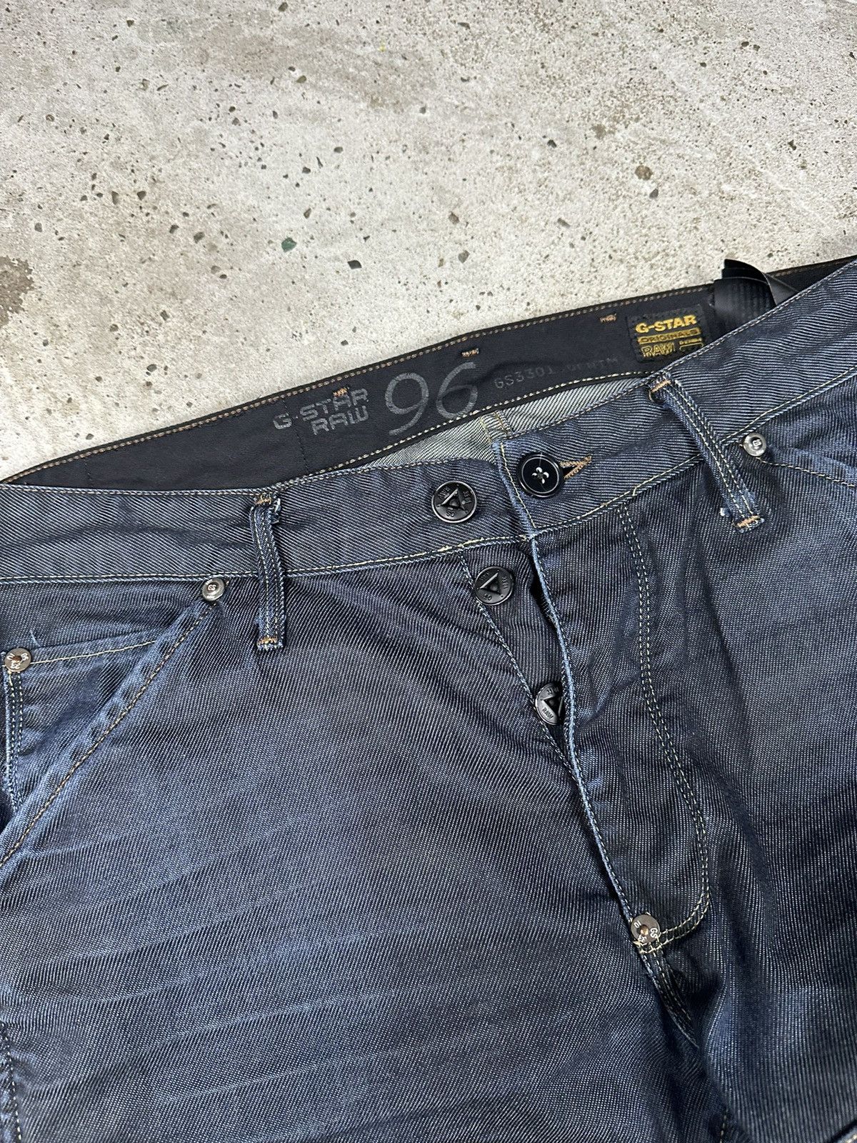 G-Star × Vintage Vintage Y2K G Star Elwood Heritage Embro Tapered 96 Size US 32 / EU 48 - 10 Thumbnail