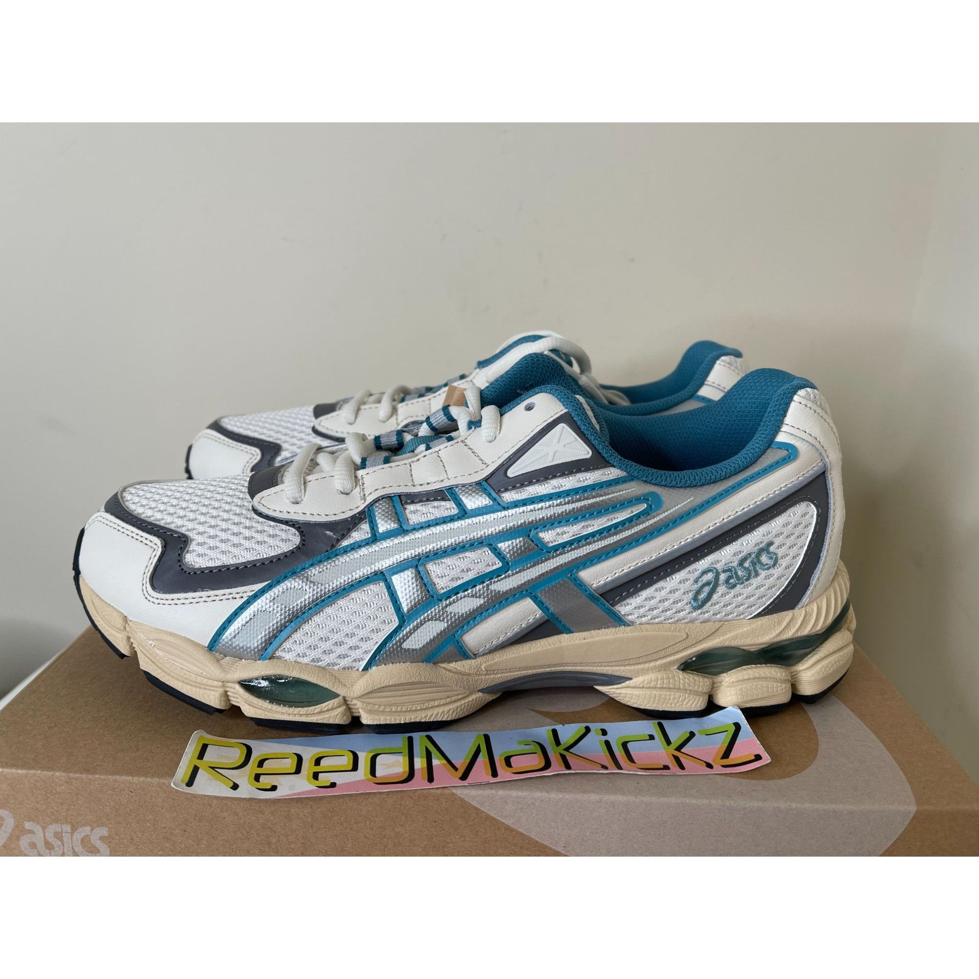 Asics Asics Gel NYC 2055 Cream Blue Teal MENS 8.5US Size US 8.5 / EU 41-42 - 1 Thumbnail