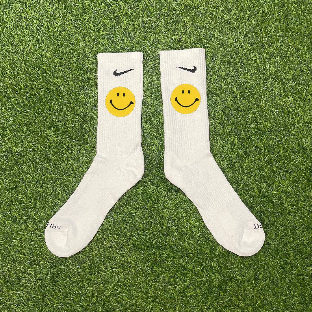 Nike NIKE CUSTOM SMILEY SOCKS Size ONE SIZE - 1 Preview