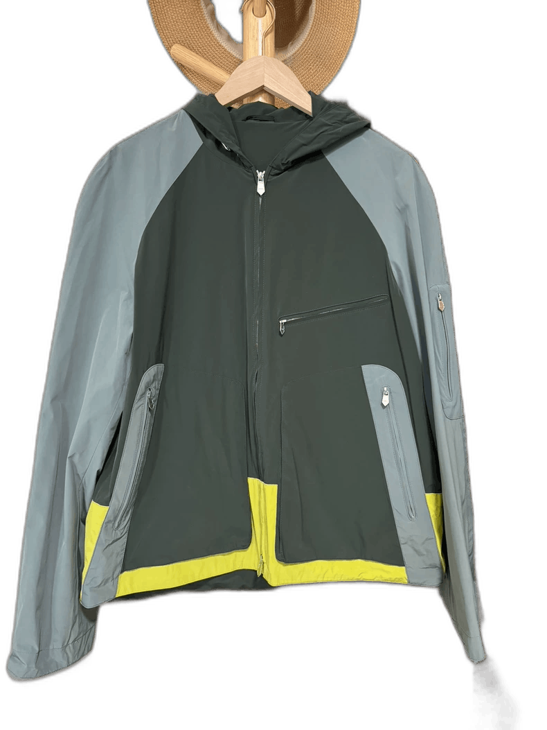 Hermes Hermes Hooded Jacket with Yellow Accents Size US L / EU 52-54 / 3 - 1 Thumbnail