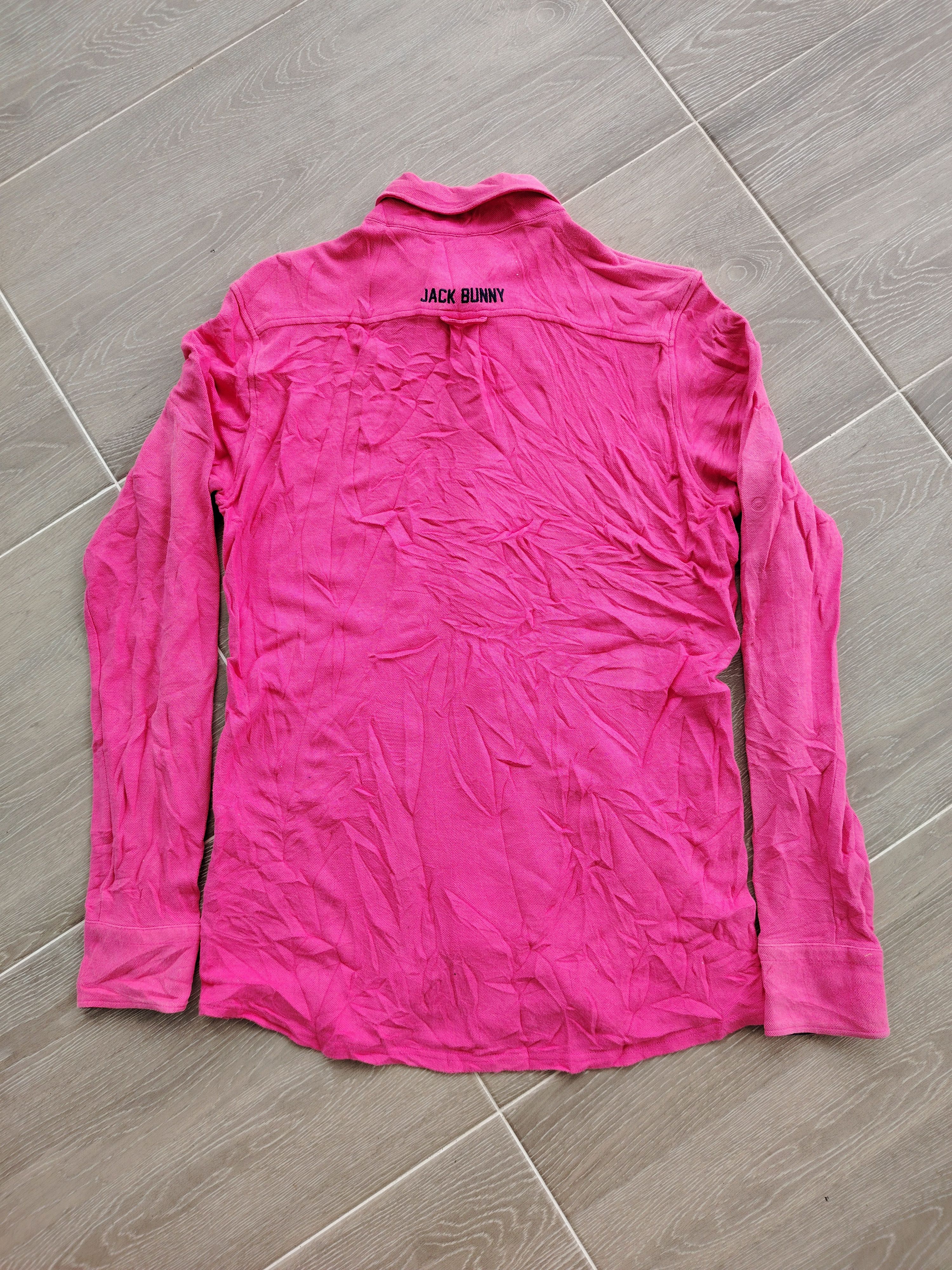 Designer × Japanese Brand Jack Bunny by Pearly Gates Pink Button Up Shirt Japan Size S / US 4 / IT 40 - 4 Thumbnail