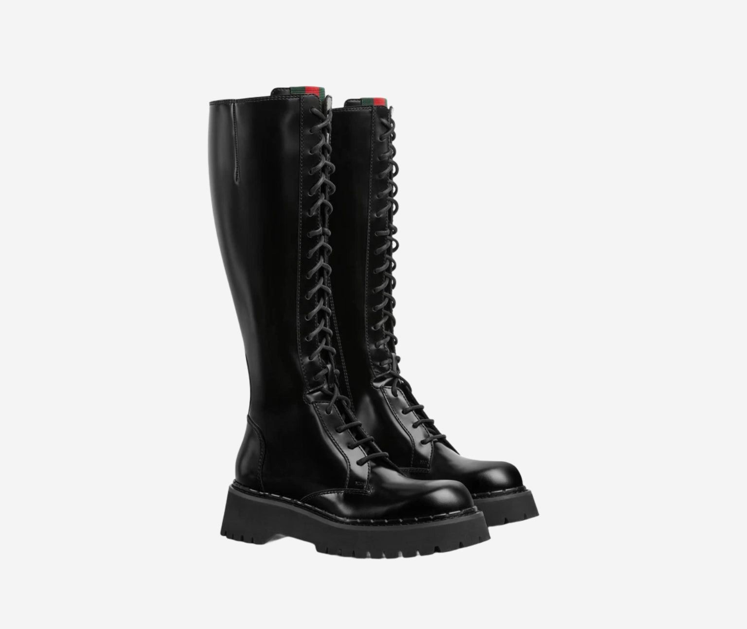 Gucci oc11z1025 Boots With Web in Black Size US 10.5 / IT 40.5 - 2 Thumbnail