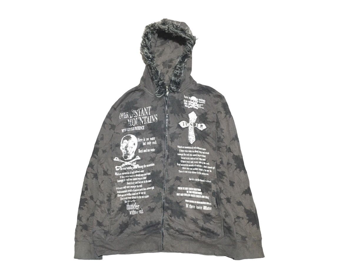 If Six Was Nine × Japanese Brand × Le Grande Bleu (L.G.B.) Splendid Satisfaction Fur Zip Hoodie Size US M / EU 48-50 / 2 - 1 Thumbnail