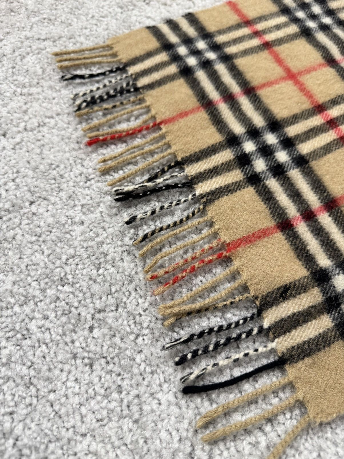 Burberry Vintage Burberry's London Cashmere Scarf Nova Check Stripes Size ONE SIZE - 5 Thumbnail