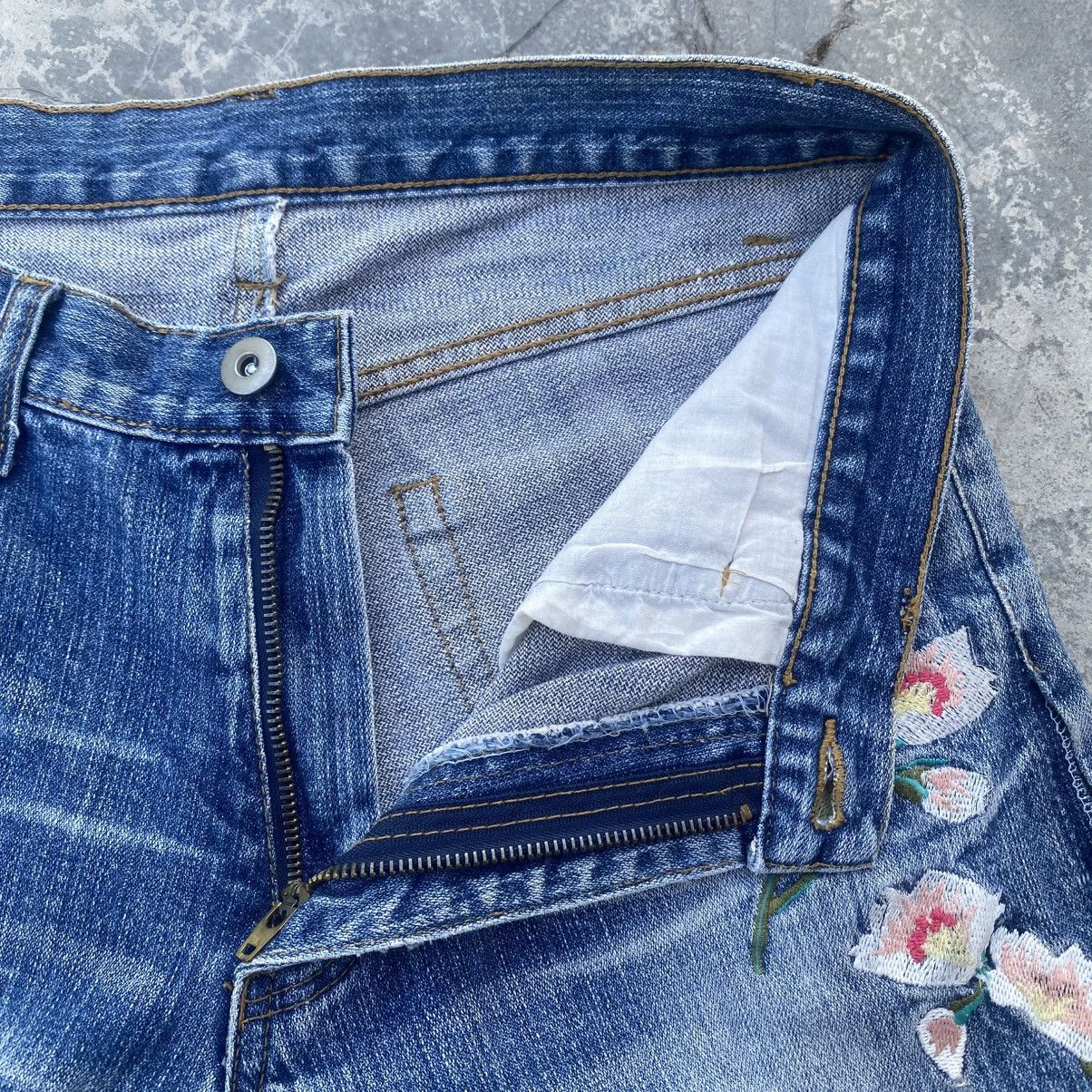 Japanese Brand Vintage VISION OF JAPAN Sukajan Jeans Size US 29 - 9 Thumbnail