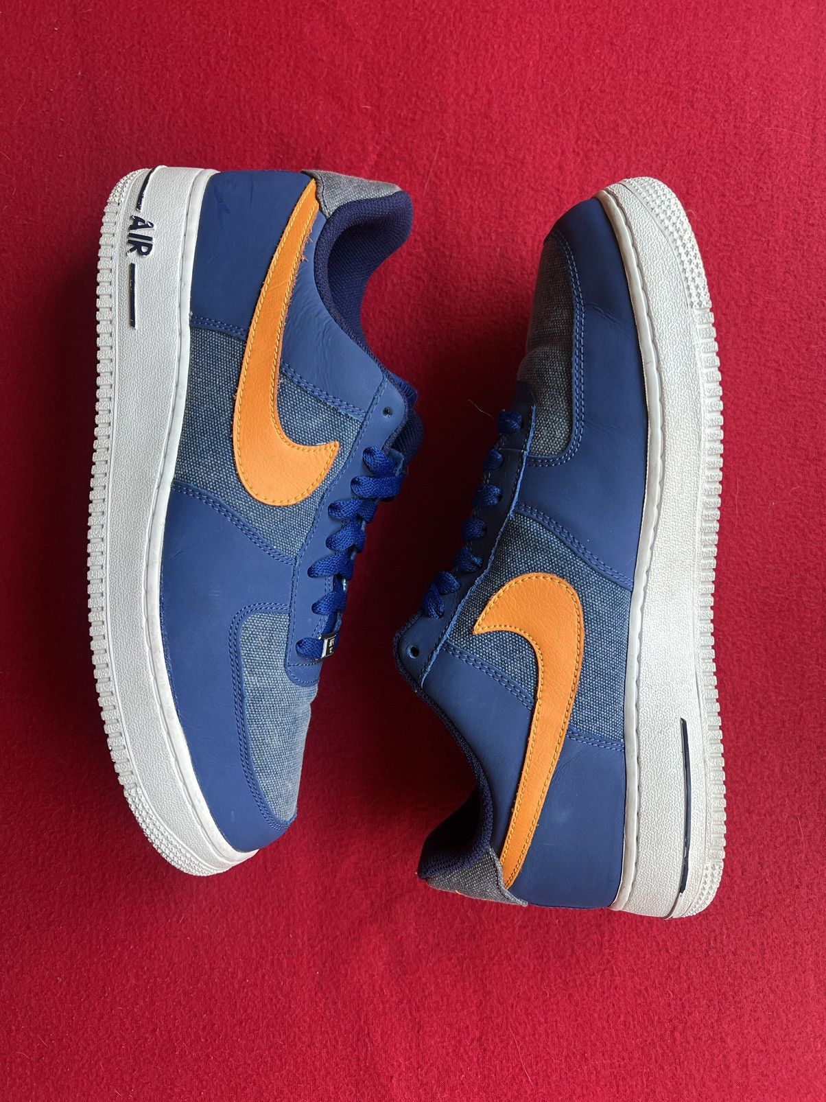 Nike Nike Air Force 1 Low Storm Blue Denim Size US 10 / EU 43 - 2 Thumbnail