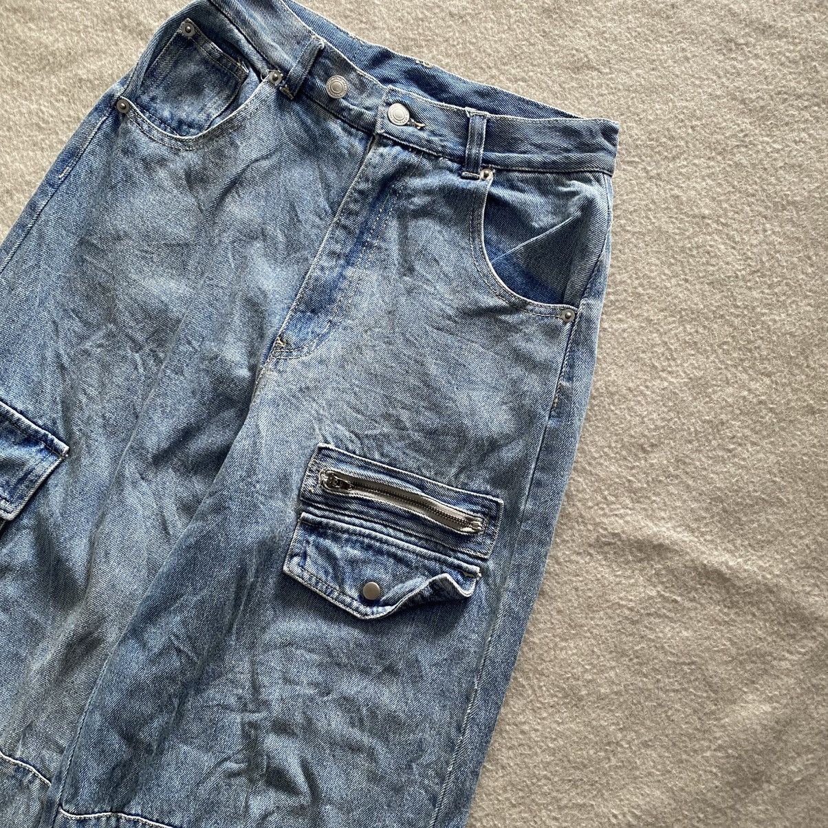Hysteric Glamour × If Six Was Nine × Le Grande Bleu (L.G.B.) Ray Cassin Baggy Wide Jeans w26 Size 26" / US 2 / IT 38 - 5 Thumbnail