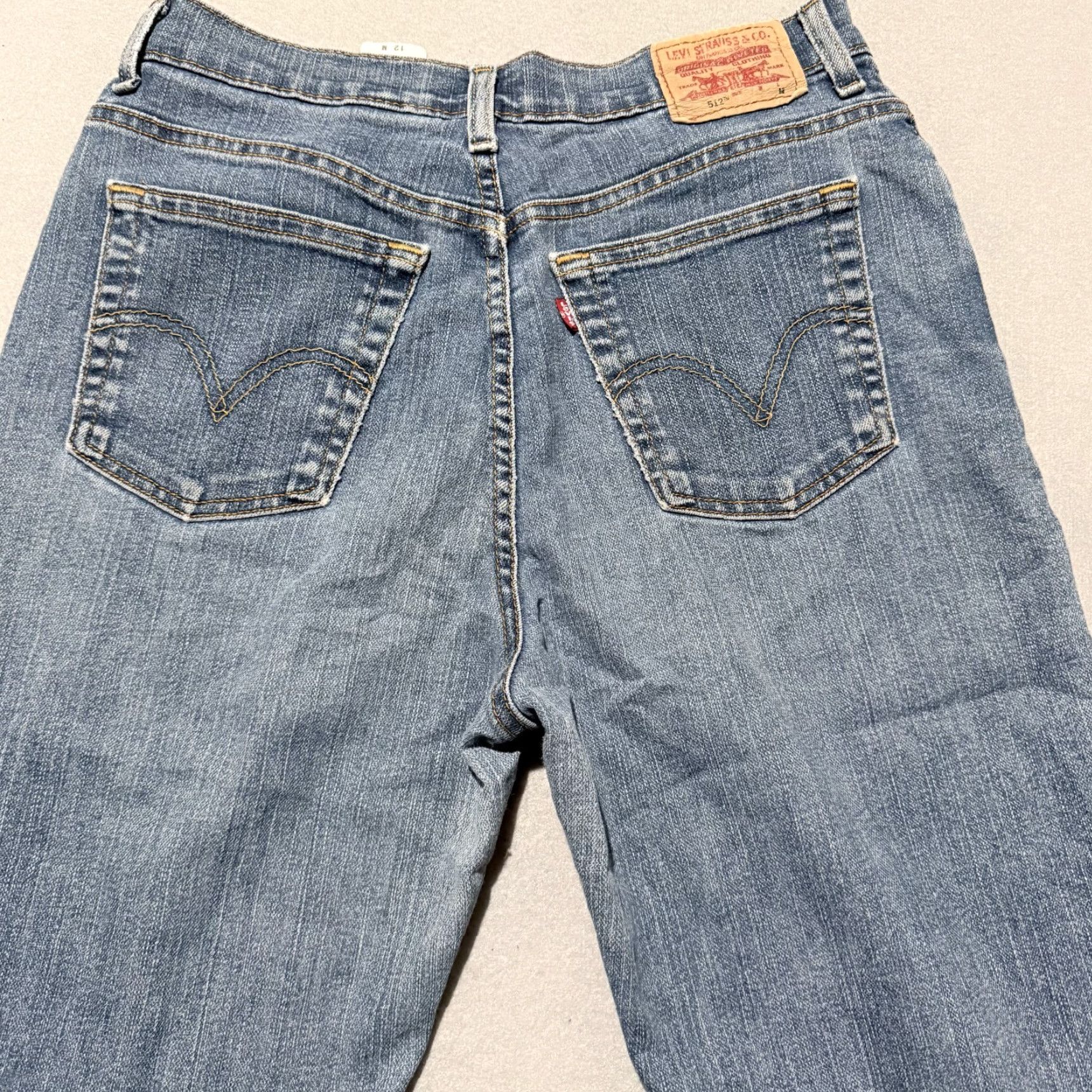 Levi's Levi’s Jeans Women Blue 5-Pocket High Rise Slim Stretch - 12M Regular XS? Size 34" / US 12 / IT 48 - 4 Thumbnail