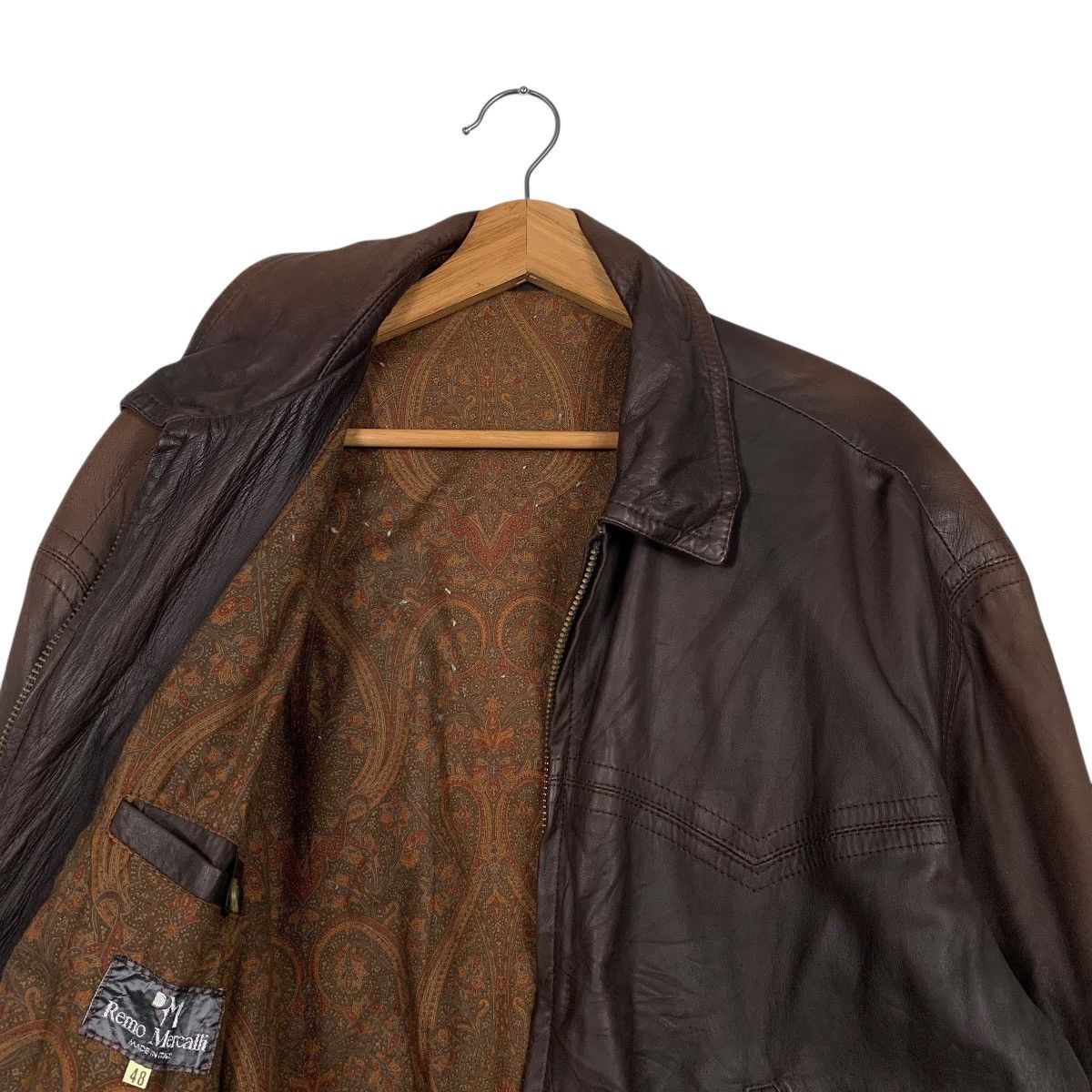 Other Remo Mercalli Leather Jacket Made In Italy Size US M / EU 48-50 / 2 - 10 Thumbnail