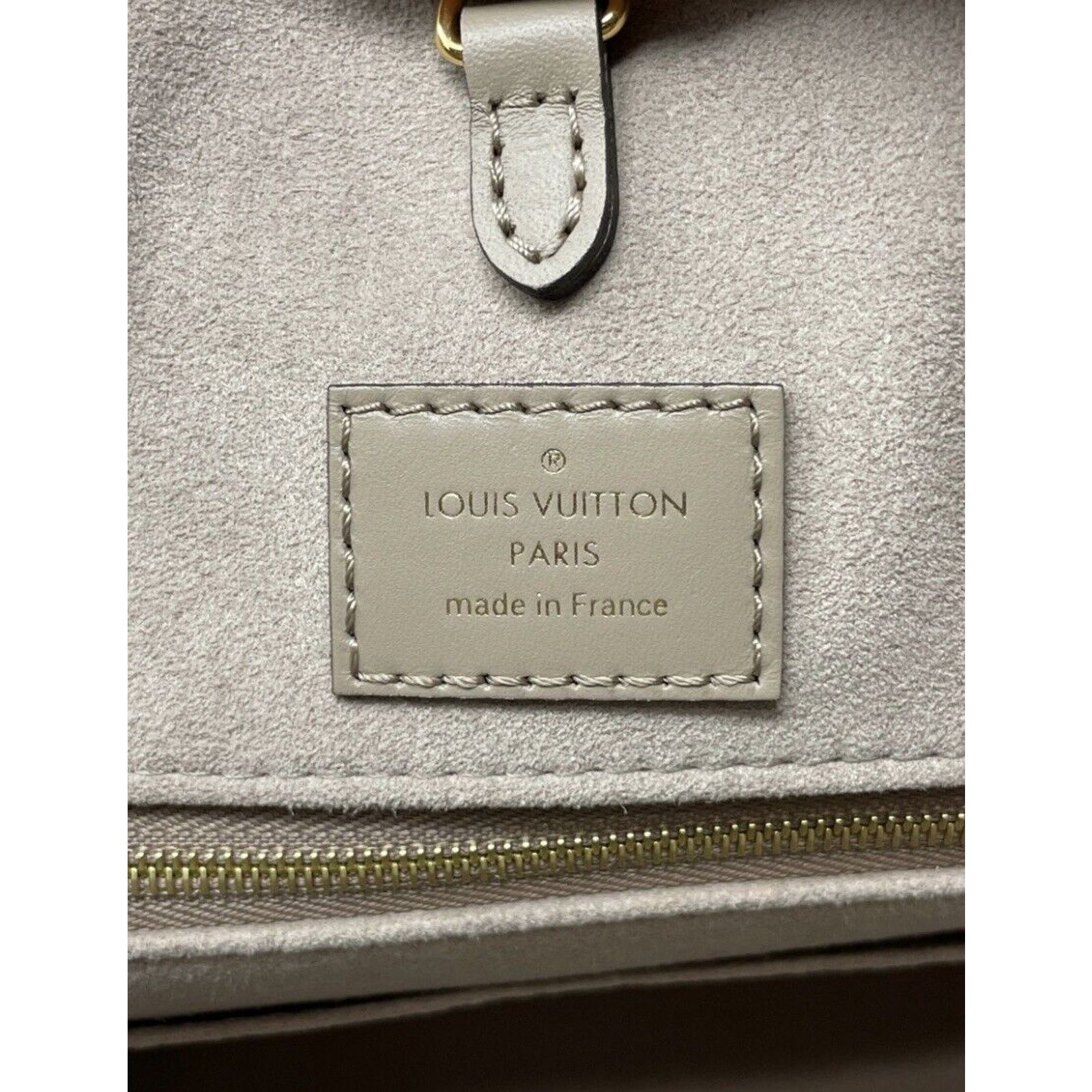 Louis Vuitton Louis Vuitton OnTheGo Tote MM Gray Turtle dove Empreinte Size ONE SIZE - 12 Thumbnail