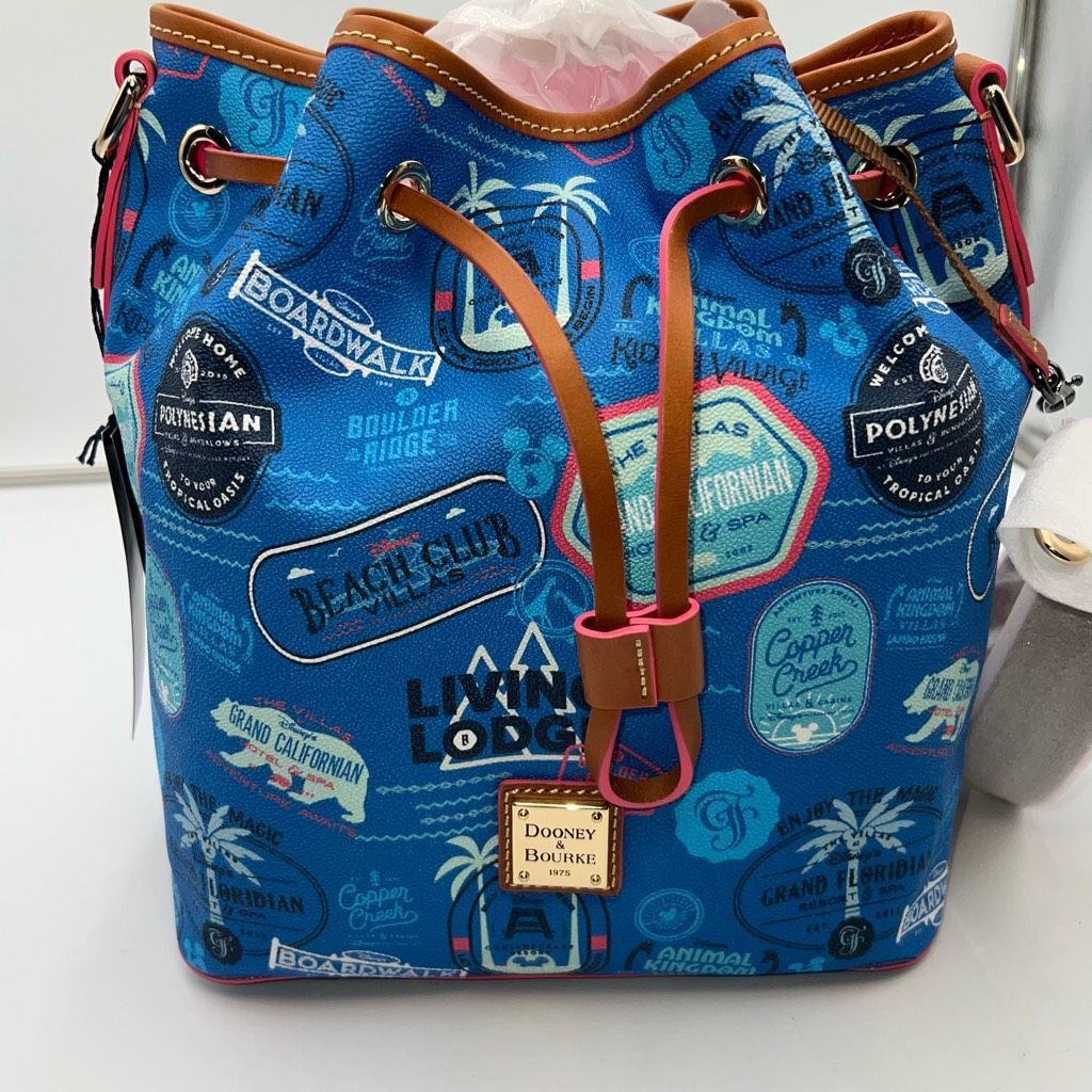 Dooney & Bourke Dooney & Bourke X Disney Vacation Club Drawstring Leather Bag Size ONE SIZE - 2 Thumbnail