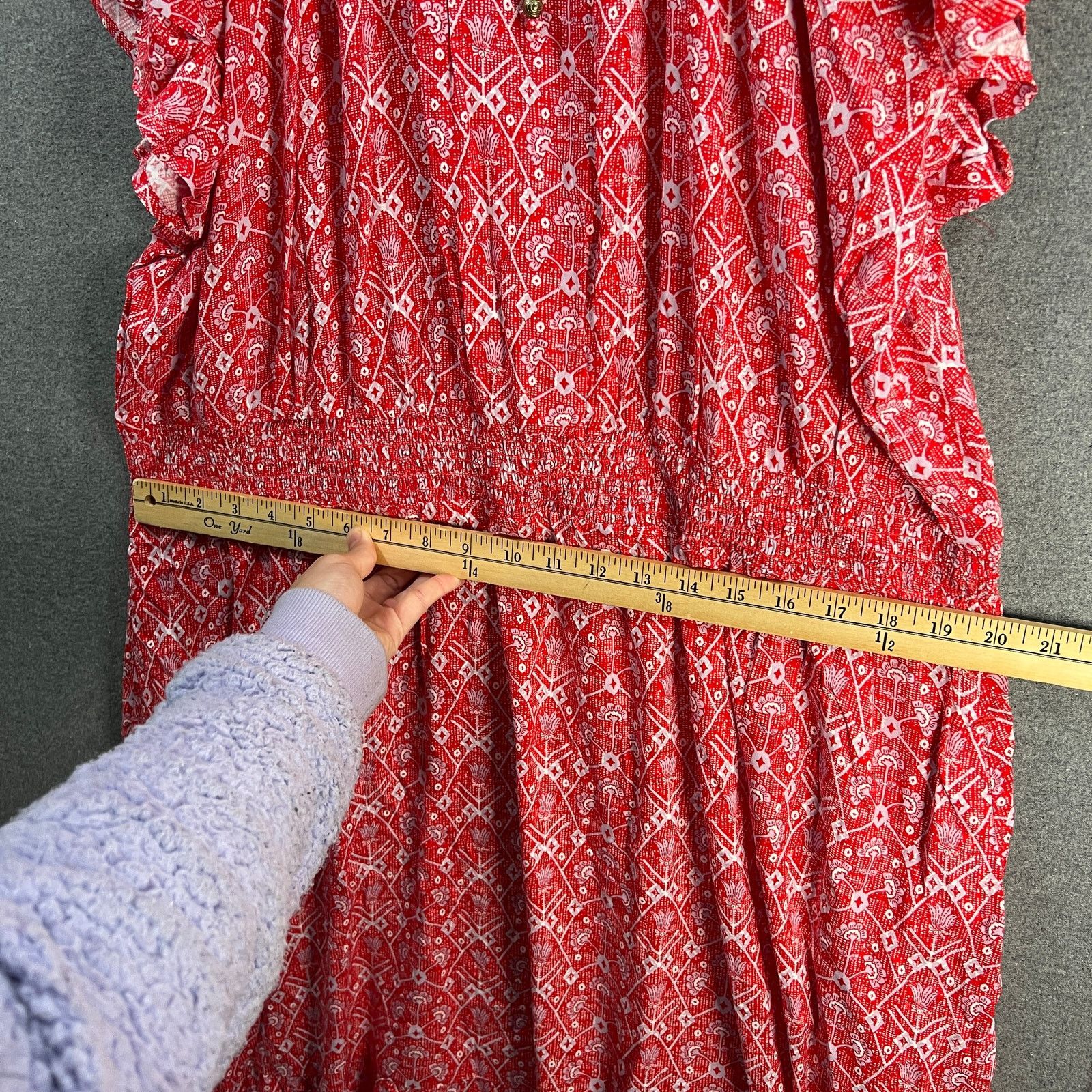 Other Destination 365 Printed Short-Sleeve Midi Dress Size XXL / US 16-18 / IT 52-54 - 9 Thumbnail