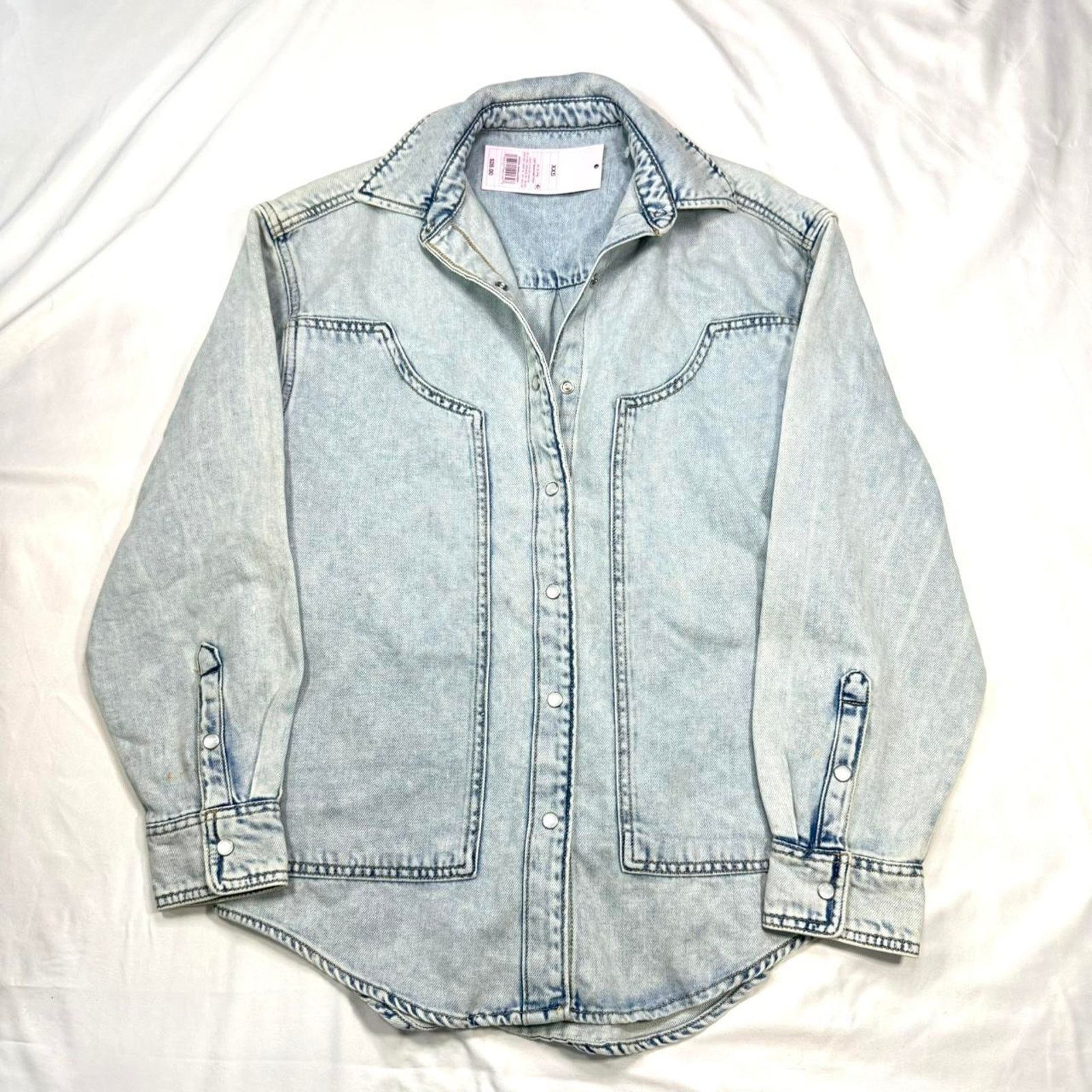 & Other Stories Wild Fable Women's Long Sleeve Oversized Western Denim Shirt Size XXS / US 00 / IT 34 - 1 Thumbnail