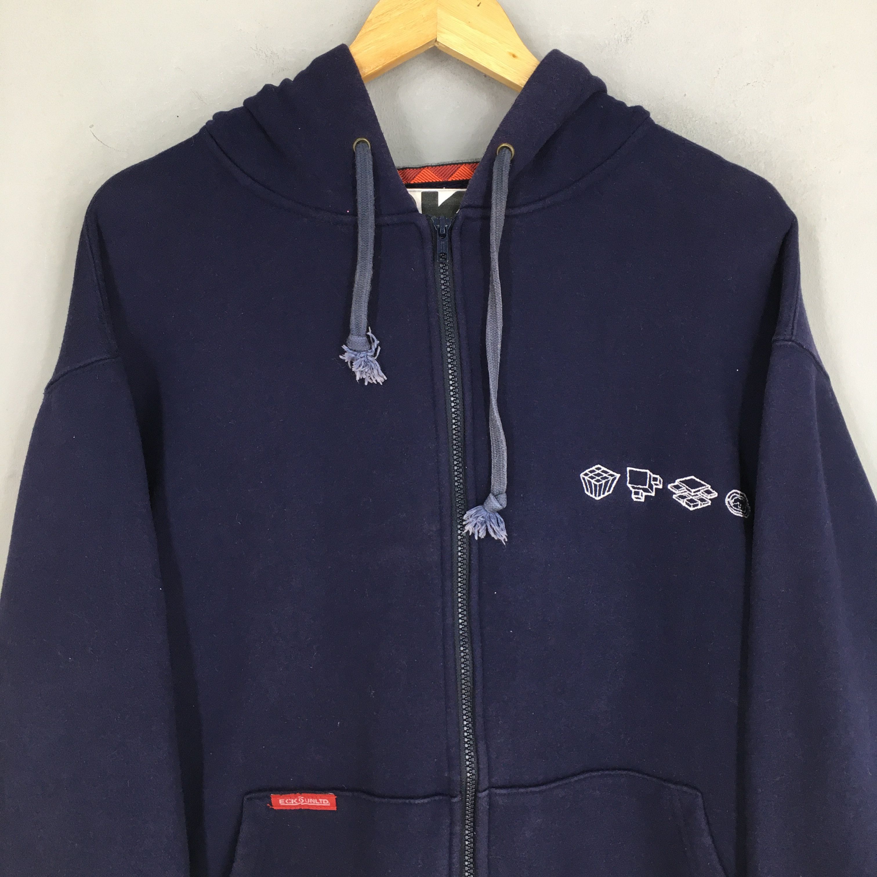 Ecko Unltd. × Marc Ecko × Vintage Vintage Ecko Function Blue Half Zipper Medium Size US M / EU 48-50 / 2 - 2 Thumbnail