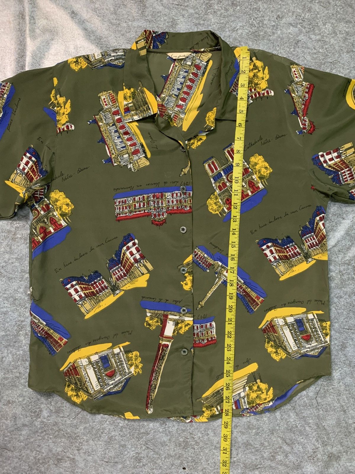 Vintage Rare Design Vintage Button Down Long Sleeve Blouse Size L / US 10 / IT 46 - 9 Thumbnail