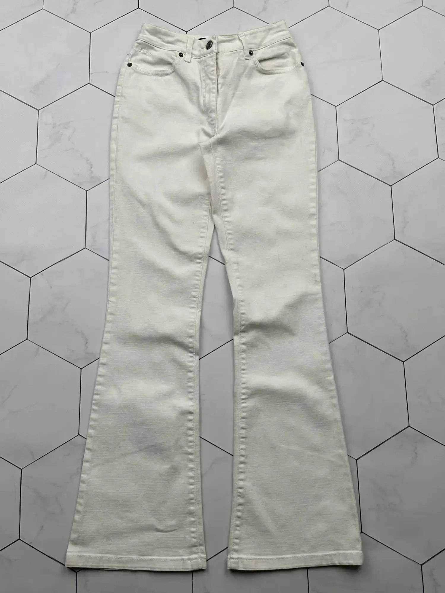 Japanese Brand Vintage Flare Jeans (B600)E2 Size 25" / US 0 / IT 36 - 1 Thumbnail