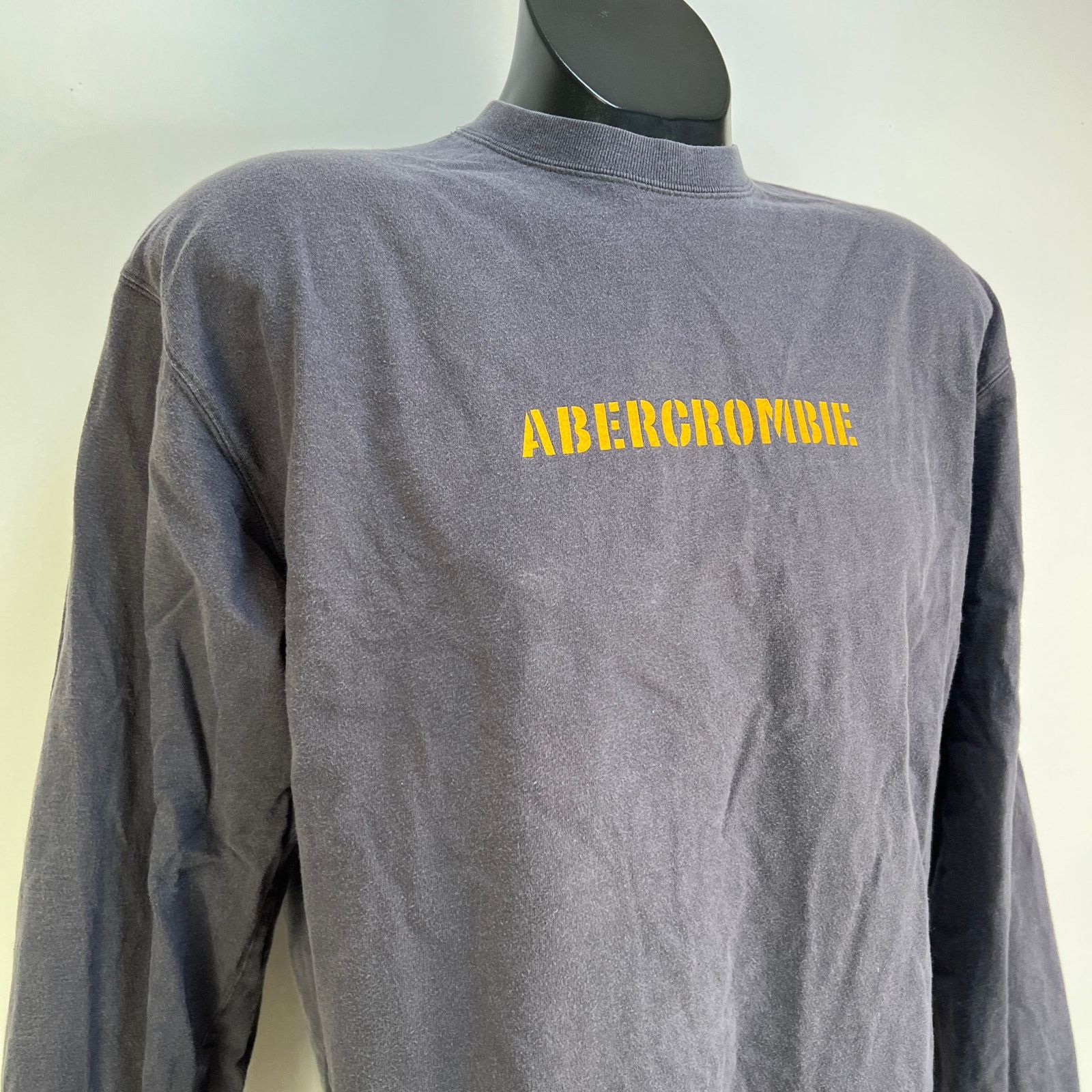 Abercrombie & Fitch × Vintage Abercrombie & Fitch Long Sleeve Shirt Blue Top Size US M / EU 48-50 / 2 - 2 Thumbnail