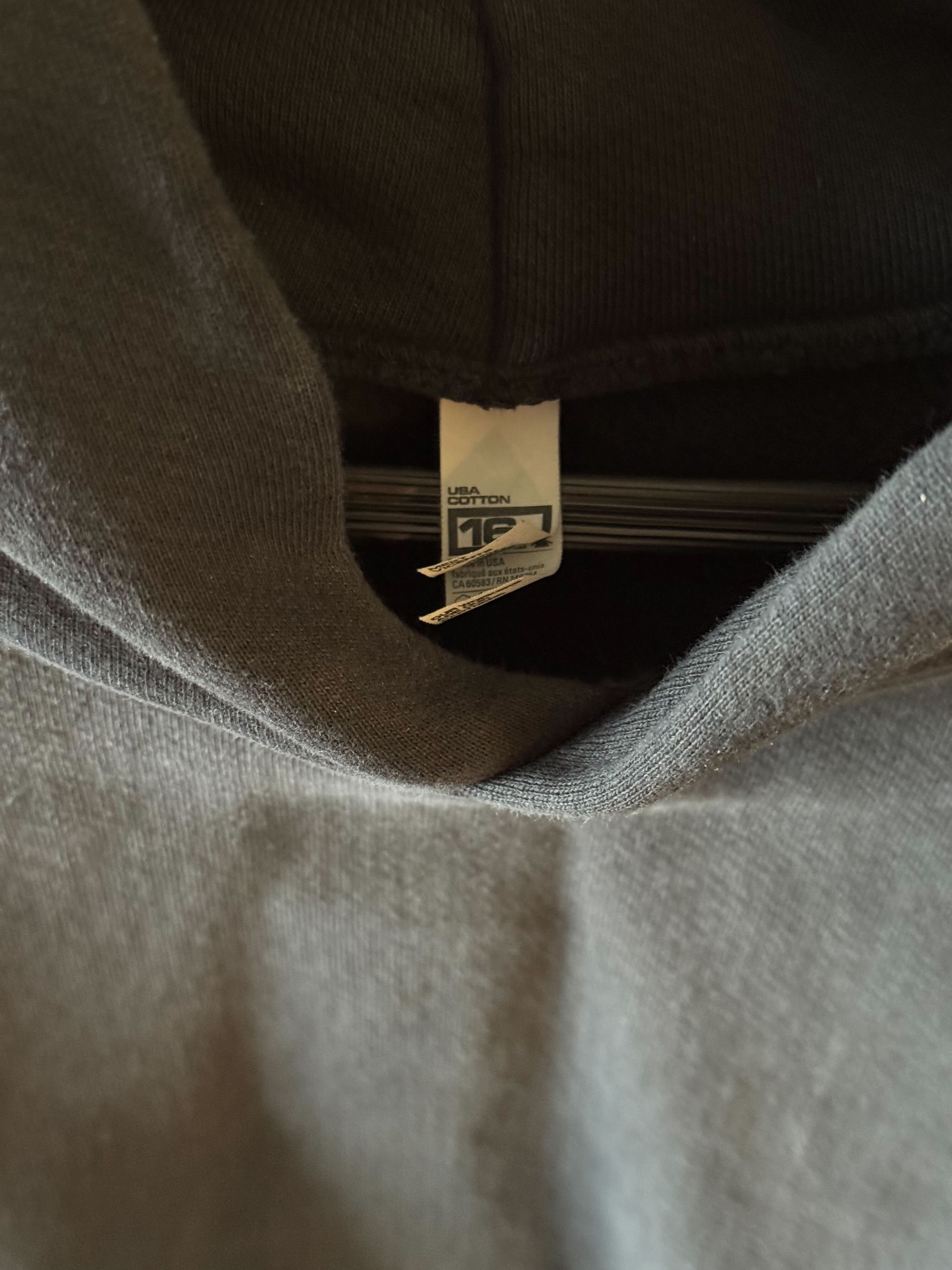 Los Angeles Apparel PLU09GD - 16oz. Garment Dye Plush Fleece Hoodie Size US L / EU 52-54 / 3 - 4 Thumbnail