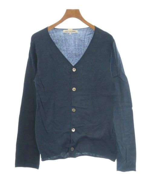 Comme des Garcons SHIRT Sweatshirt cardigan cotton button up plain V-neck Navy Blue Size US S / EU 44-46 / 1 - 1 Thumbnail