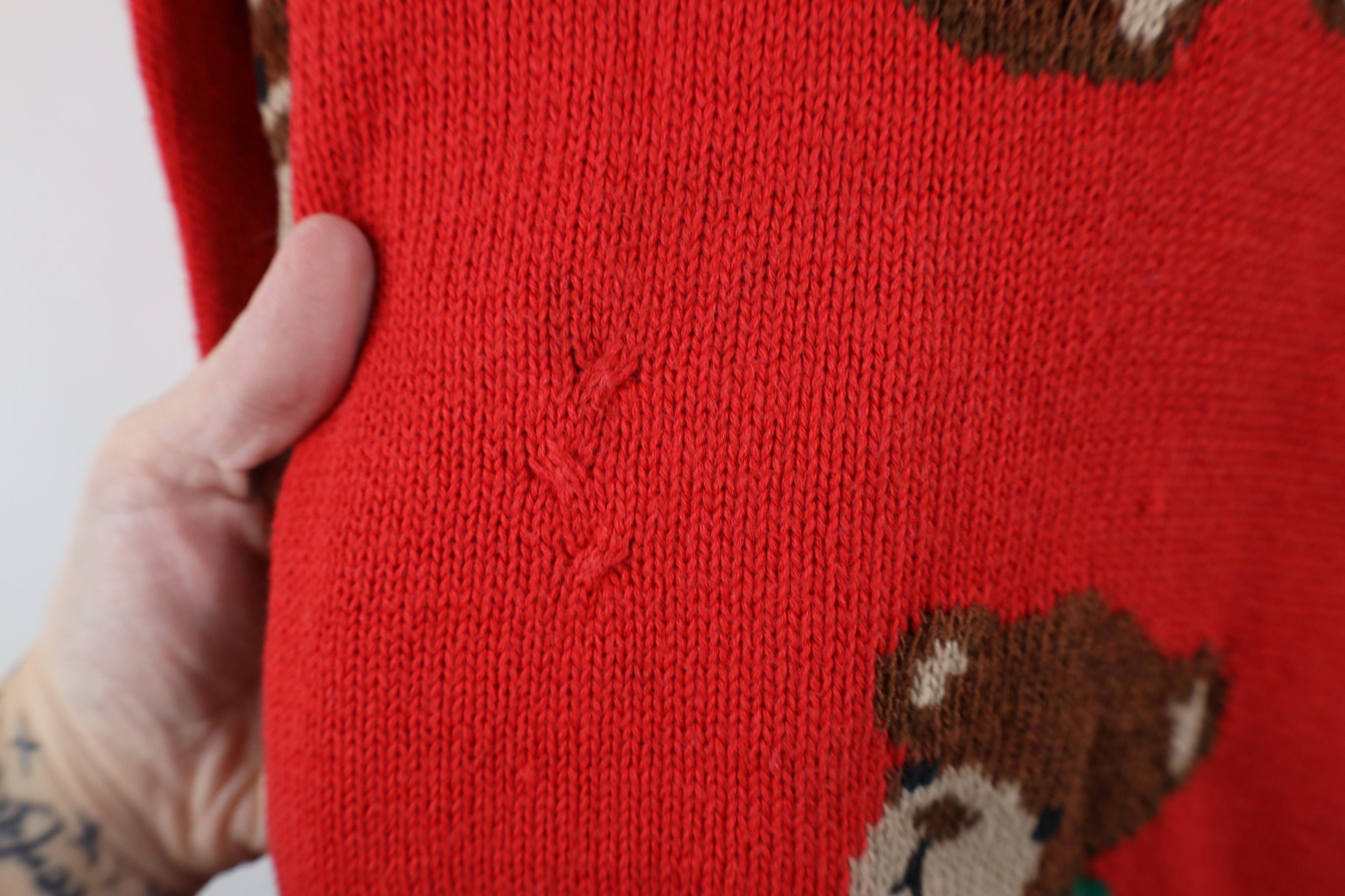 Vintage Vintage 90s Streetwear Christmas Bear Sweater Size S / US 4 / IT 40 - 5 Thumbnail