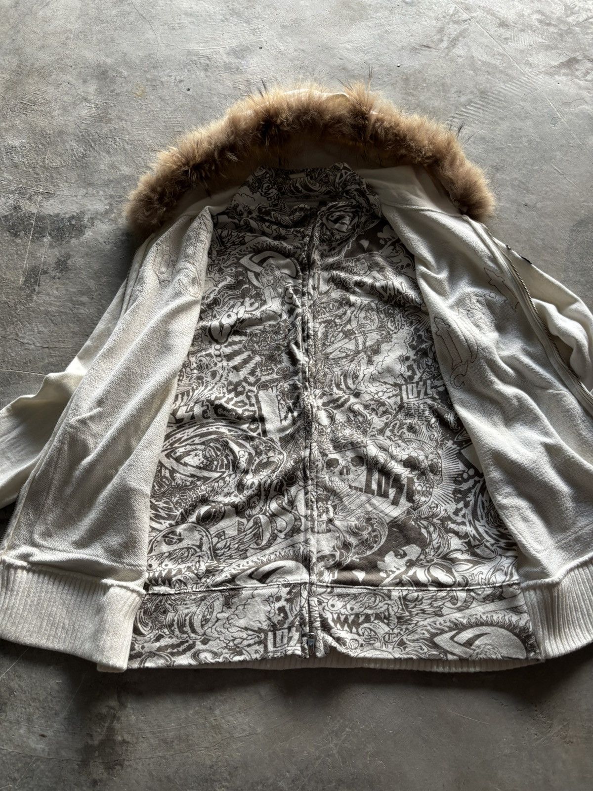 20471120 × Hysteric Glamour × Lost Enterprises faux fur lost enterprises layered hoodie ifsixwasnine lgb Size US XL / EU 56 / 4 - 8 Thumbnail