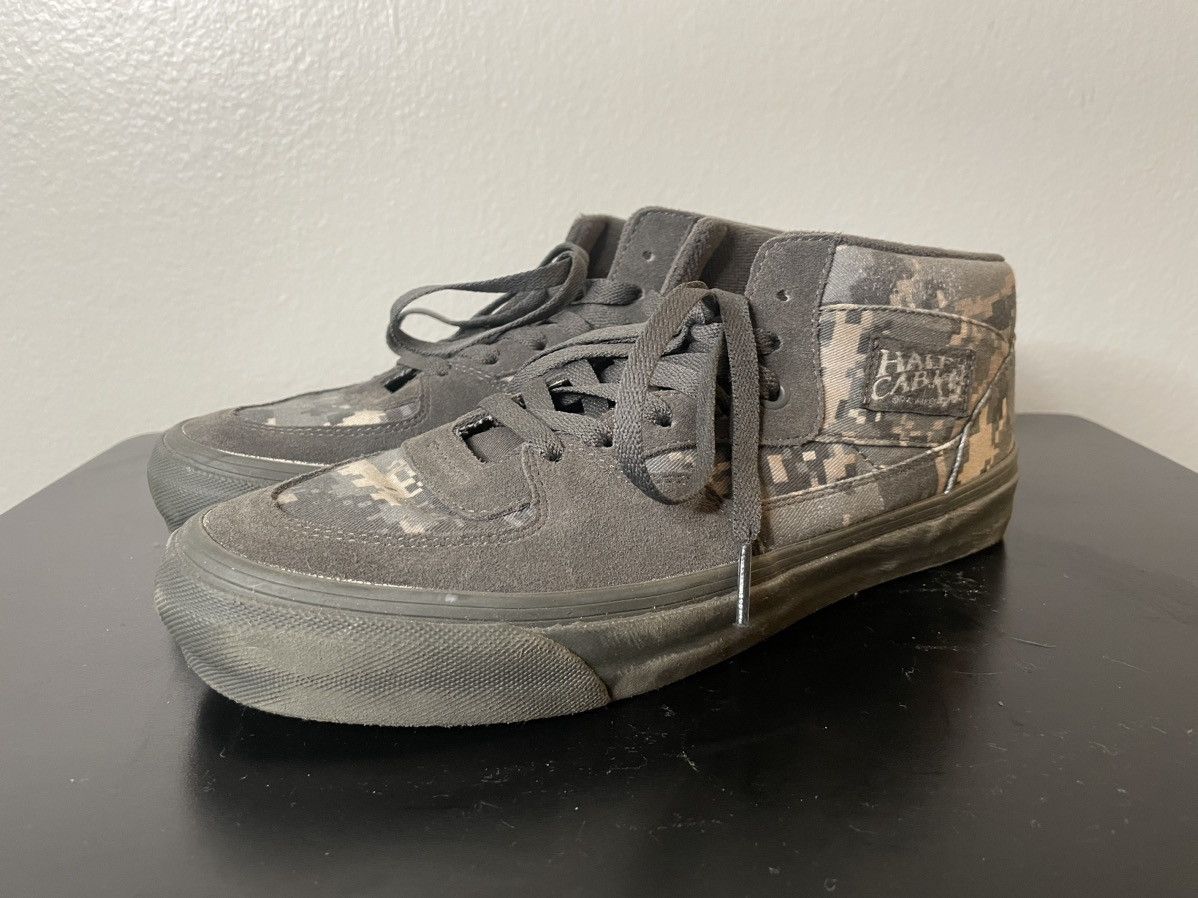 image of Wraps X Vans Half Cab Sneaker Size 9 in Camo, Men's