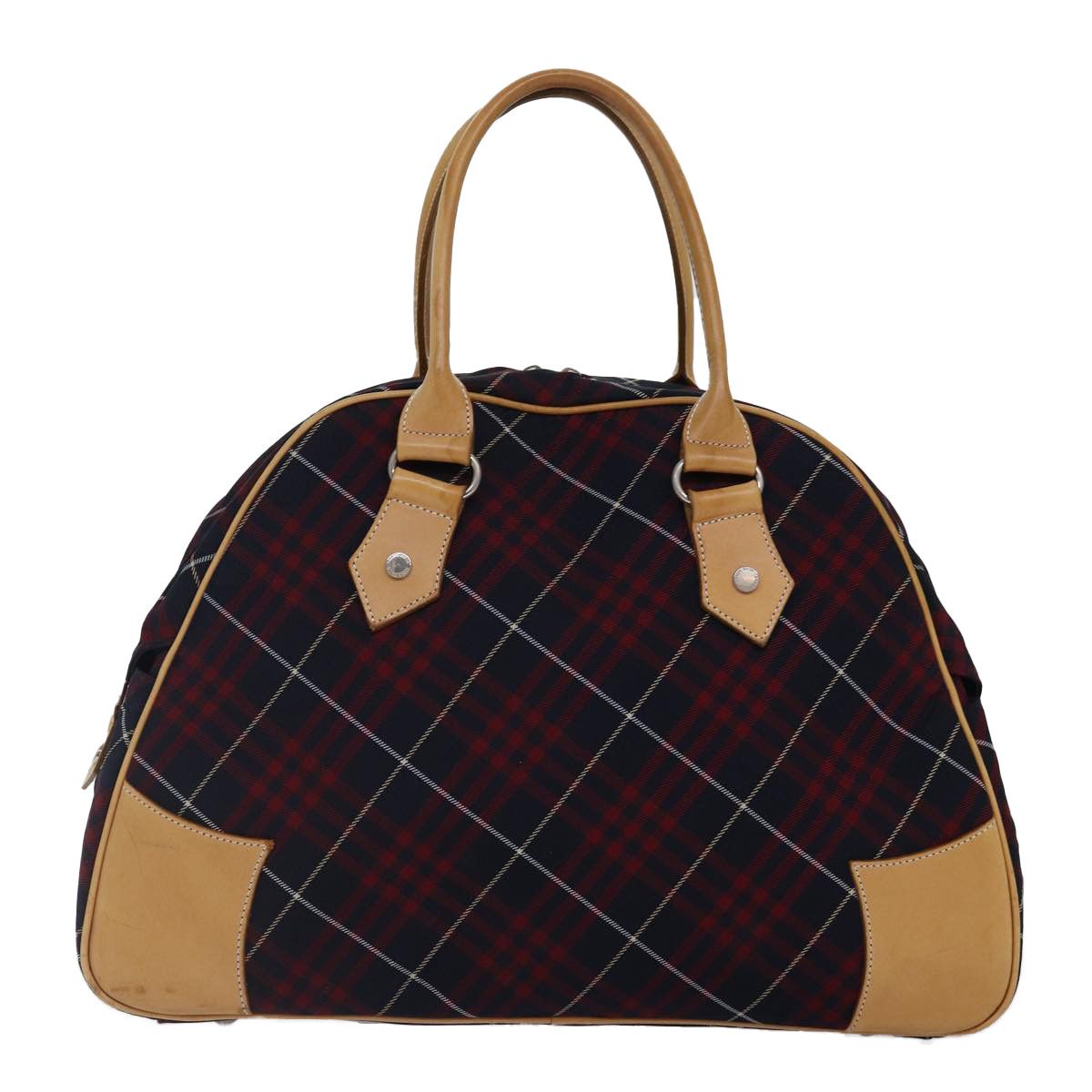Burberry Nova Check Red Synthetic Travel Bag (Pre-Owned) Size ONE SIZE - 1 Thumbnail