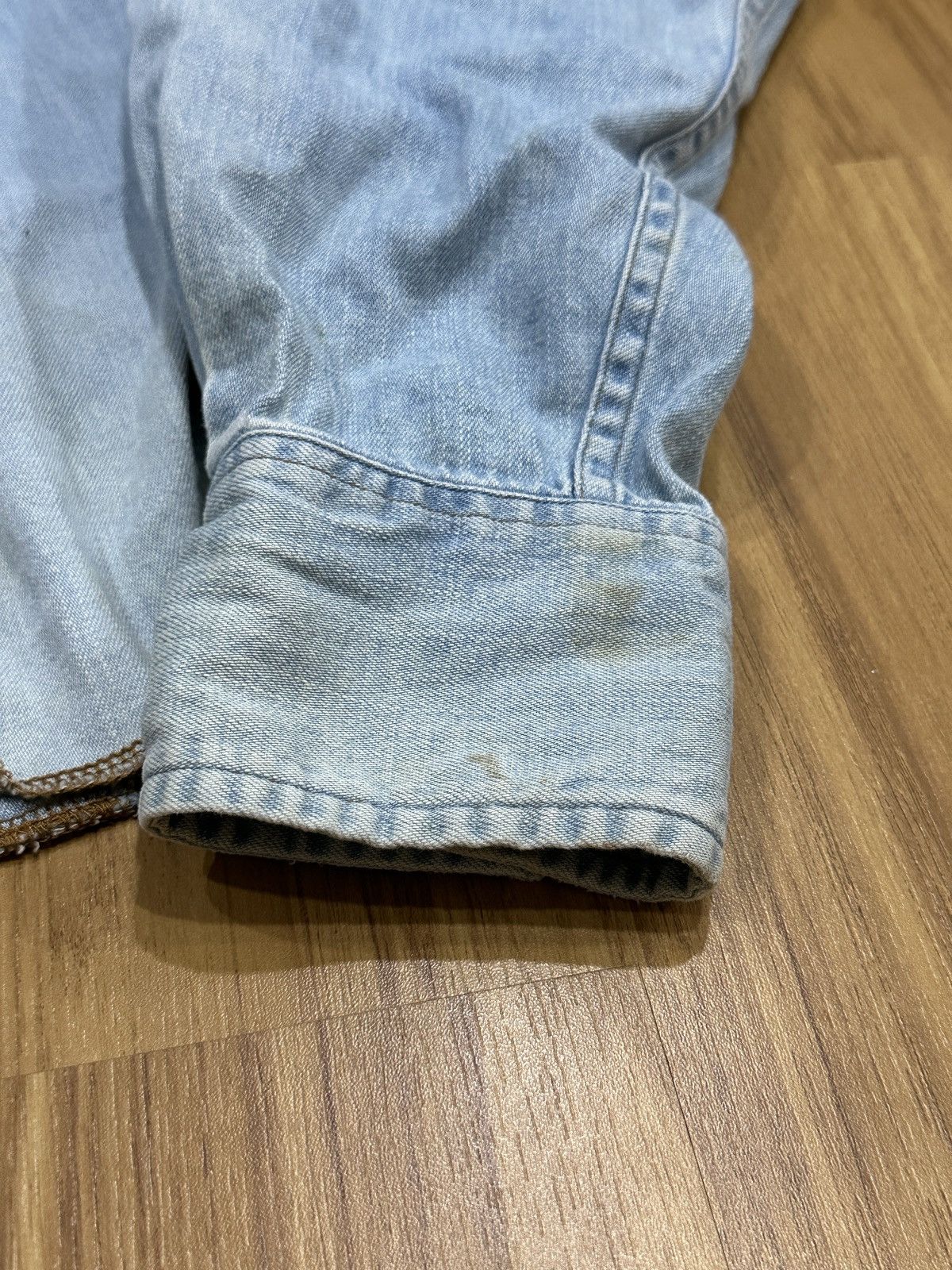 Needles Needles By Nepenthes Cross Sewn Chambray Pearl Button-Up Size US L / EU 52-54 / 3 - 19 Thumbnail