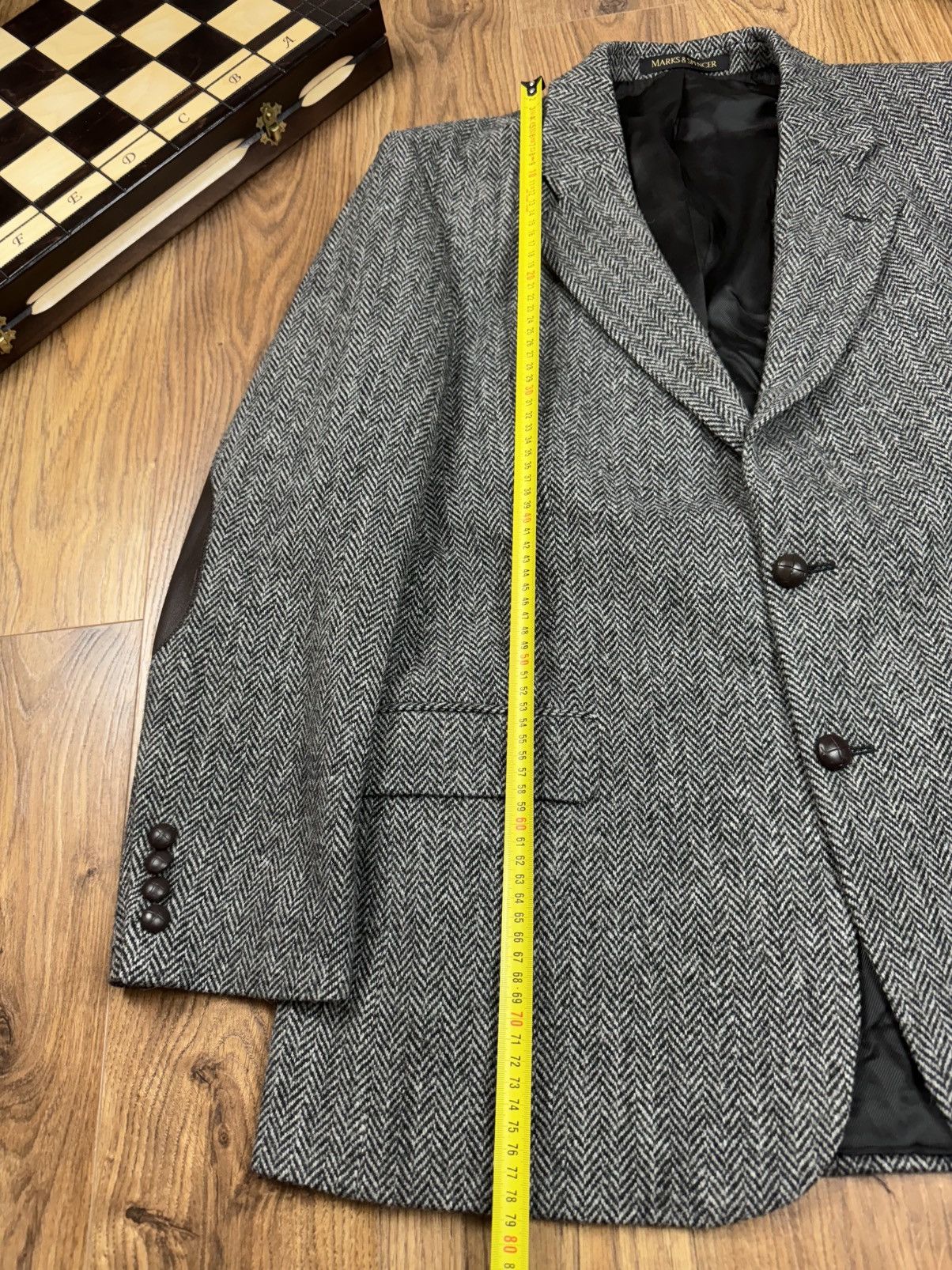 Harris Tweed Vintage wool blazer Harris Tweed original luxury item Size 42L - 5 Thumbnail