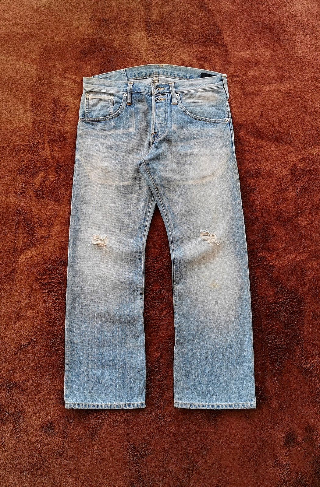 Global Work Crashed Skinny Denim Global Work Japan Ankle Jeans Size US 32 / EU 48 - 1 Thumbnail