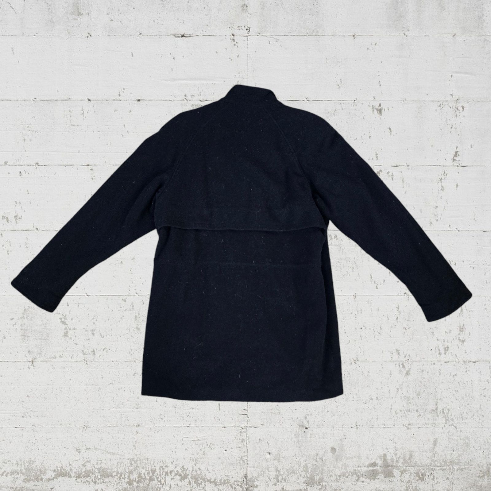Vintage Vintage Black Wool Blend Toggle Closure Coat Size Medium Size M / US 6-8 / IT 42-44 - 14 Thumbnail