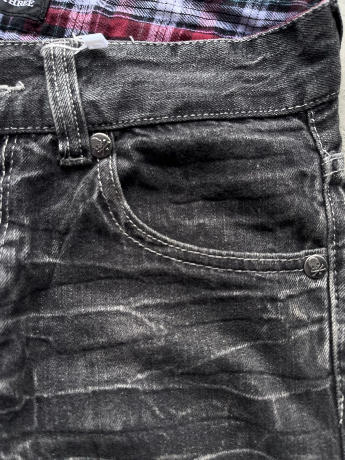 14th Addiction 2000s FLARE PUNK ACID WASH ROOT THREE NUMBER NINE STYLE Size US 31 - 5 Thumbnail