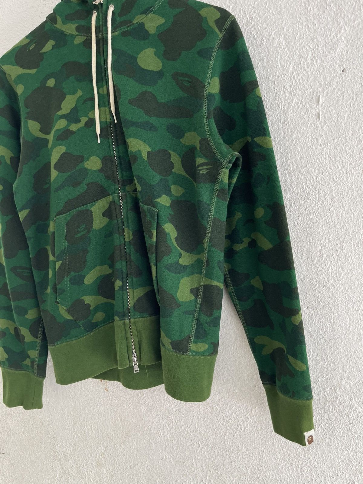Bape Bape Green Shibuya Camo Full Zip Hoodie Size US M / EU 48-50 / 2 - 6 Thumbnail