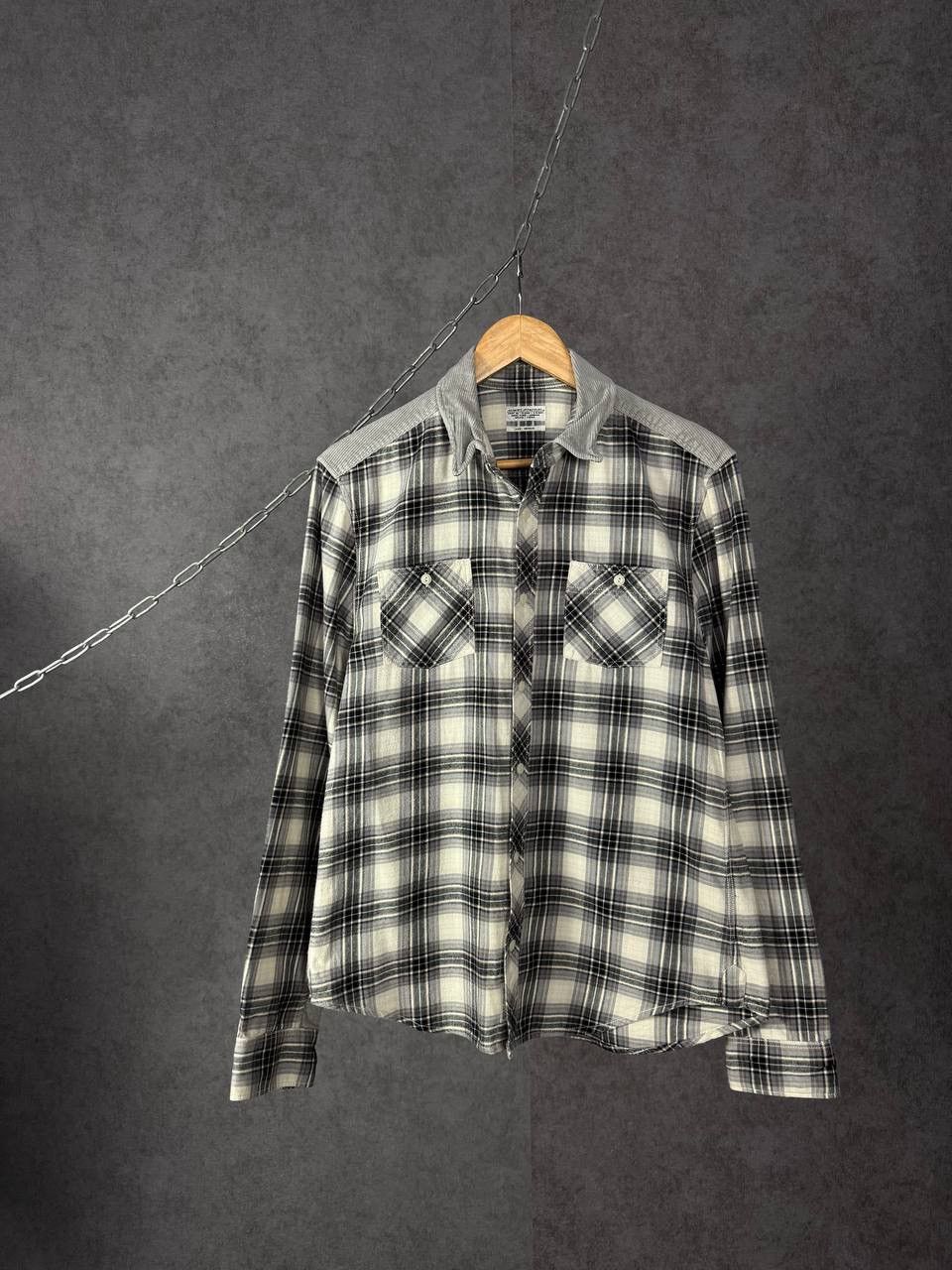 Allsaints Allsaints vintage designer checkered shirt Size US M / EU 48-50 / 2 - 1 Thumbnail