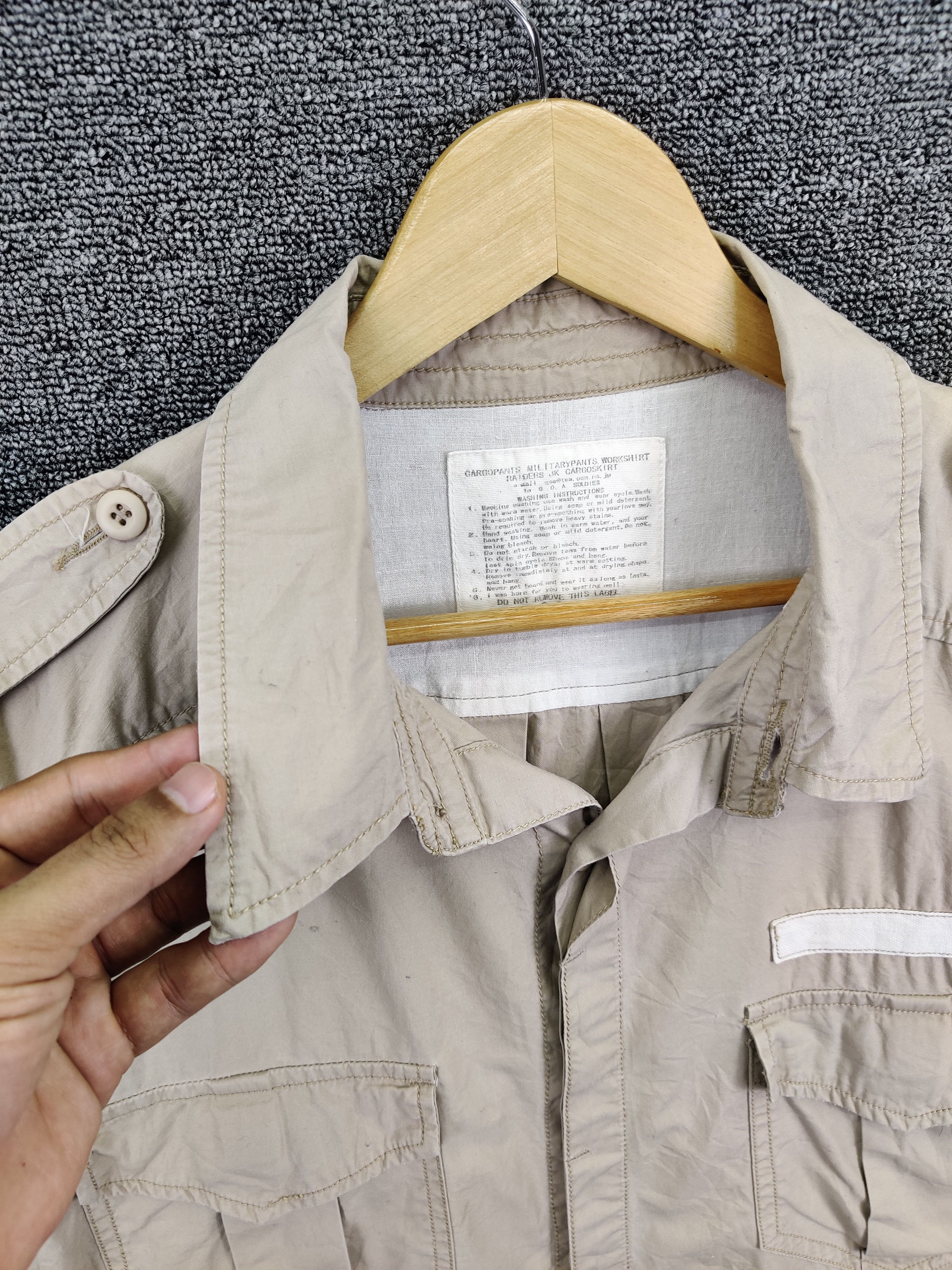 GOA Vintage GOA Military Button Ups Shirt Size US L / EU 52-54 / 3 - 7 Thumbnail